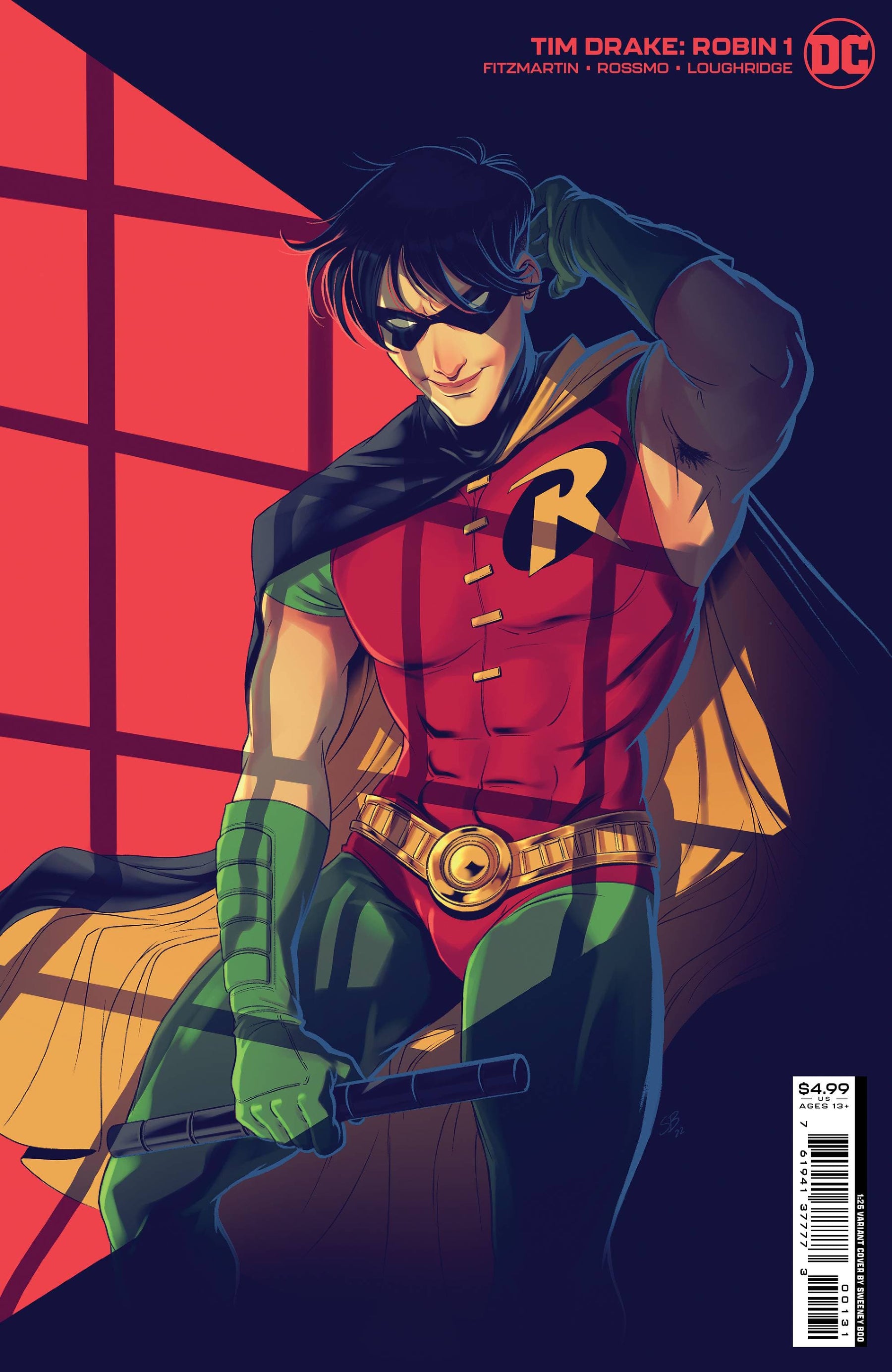 TIM DRAKE ROBIN #1 CVR D INCV 1:25 SWEENEY BOO DEBUT ERA CARD STOCK VAR