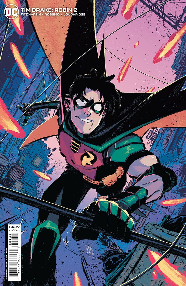 DC Comics Comic Books > Incentives TIM DRAKE ROBIN #2 CVR D INC 1:50 JORGE CORONA CARD STOCK VAR 76194137777300241 0822DC210