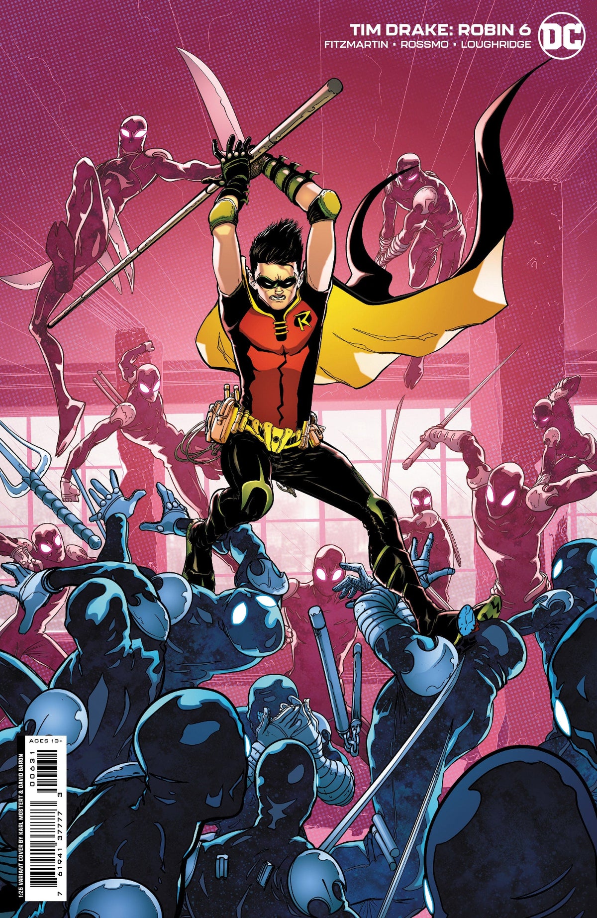 DC Comics Comic Books > Incentives TIM DRAKE ROBIN #6 CVR C INC 1:25 KARL MOSTERT CARD STOCK VAR 76194137777300631 1222DC235