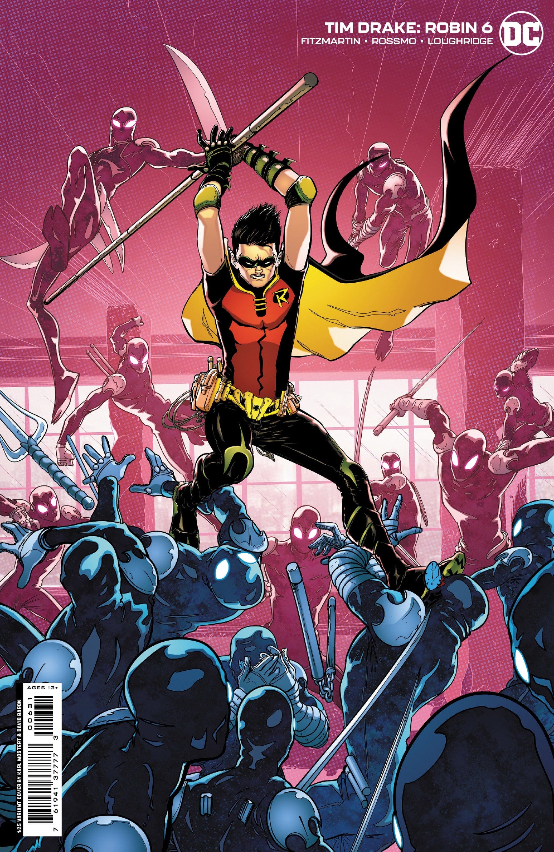 TIM DRAKE ROBIN #6 CVR C INC 1:25 KARL MOSTERT CARD STOCK VAR