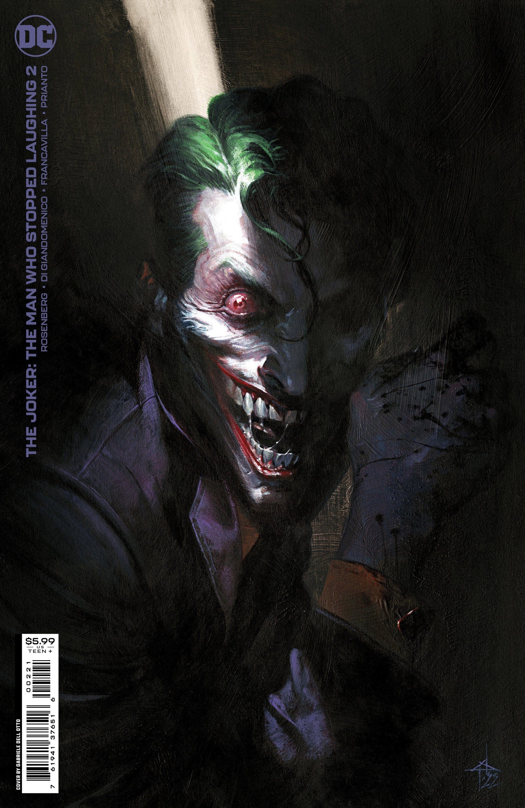 JOKER THE MAN WHO STOPPED LAUGHING #2 CVR C GABRIELE DELL OTTO VAR