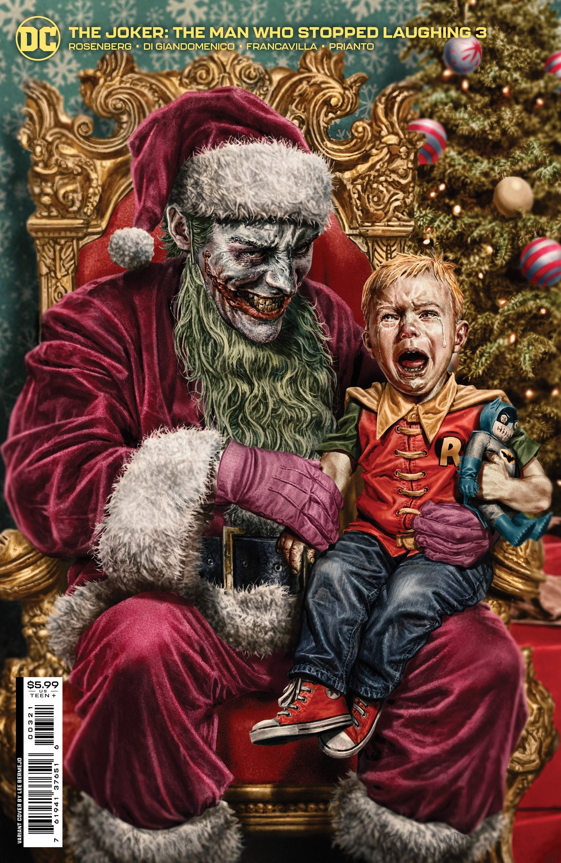 JOKER THE MAN WHO STOPPED LAUGHING #3 CVR B LEE BERMEJO VAR