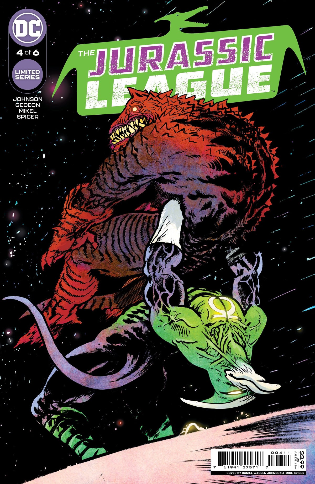 JURASSIC LEAGUE #4 (OF 6) CVR A DANIEL WARREN JOHNSON - Third Eye