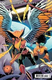 DC Comics Comic Books JUSTICE LEAGUE VS LEGION OF SUPERHEROES #2 CVR B MOORE CARD 76194137534200221 DEC213109