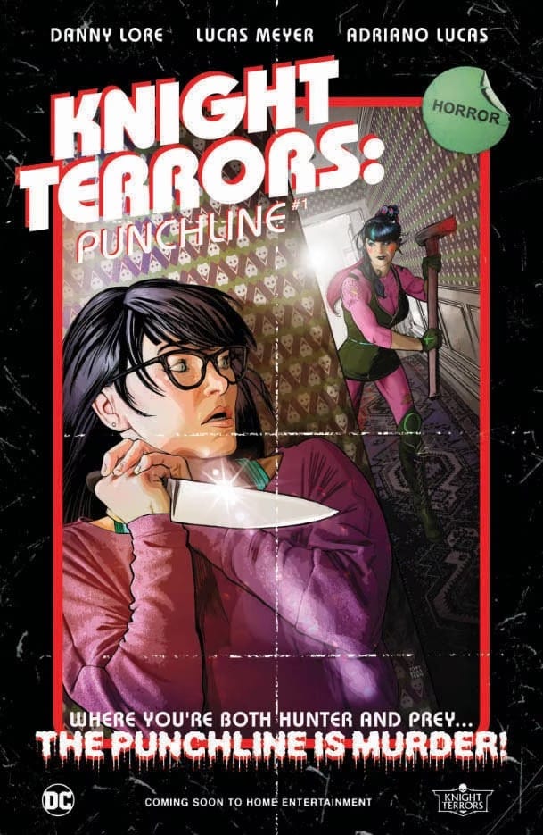 KNIGHT TERRORS PUNCHLINE #1 (OF 2) CVR E INC 1:25 TONY SHASTEEN CARD STOCK VAR