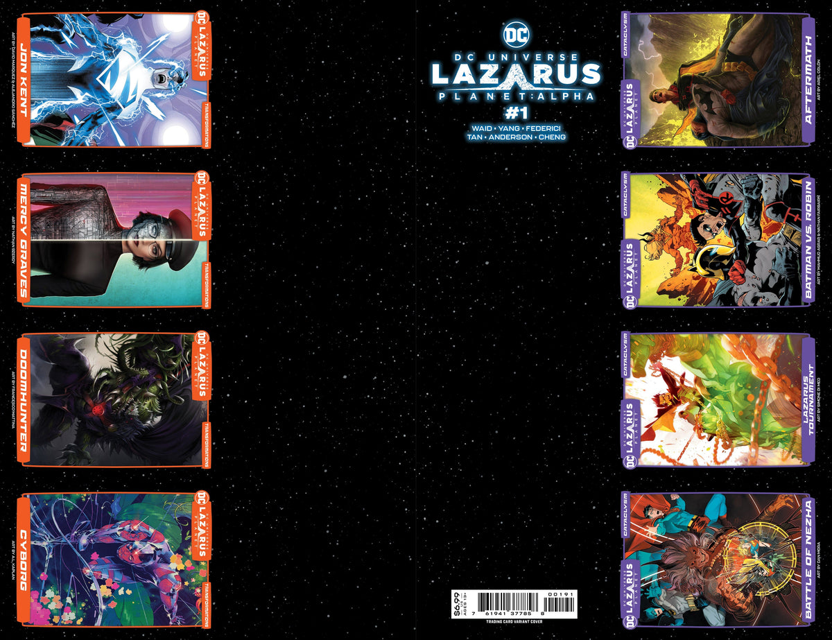 DC Comics Comic Books LAZARUS PLANET ALPHA #1 (ONE SHOT) CVR G TRADING CARD CARD STOCK VAR 76194137785800191 1122DC014