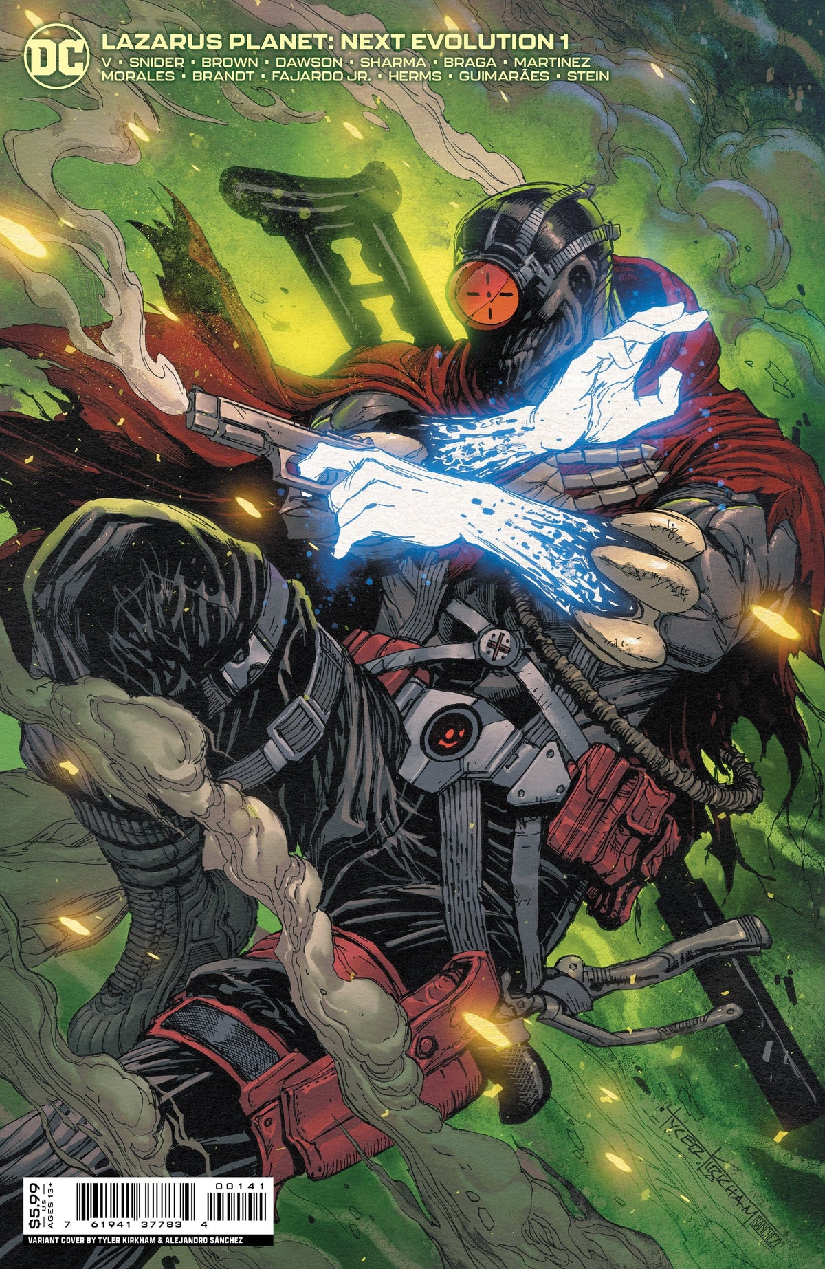 DC Comics Comic Books LAZARUS PLANET NEXT EVOLUTION #1 (ONE SHOT) CVR D TYLER KIRKHAM CARD STOCK VAR 76194137783400141 1222DC028