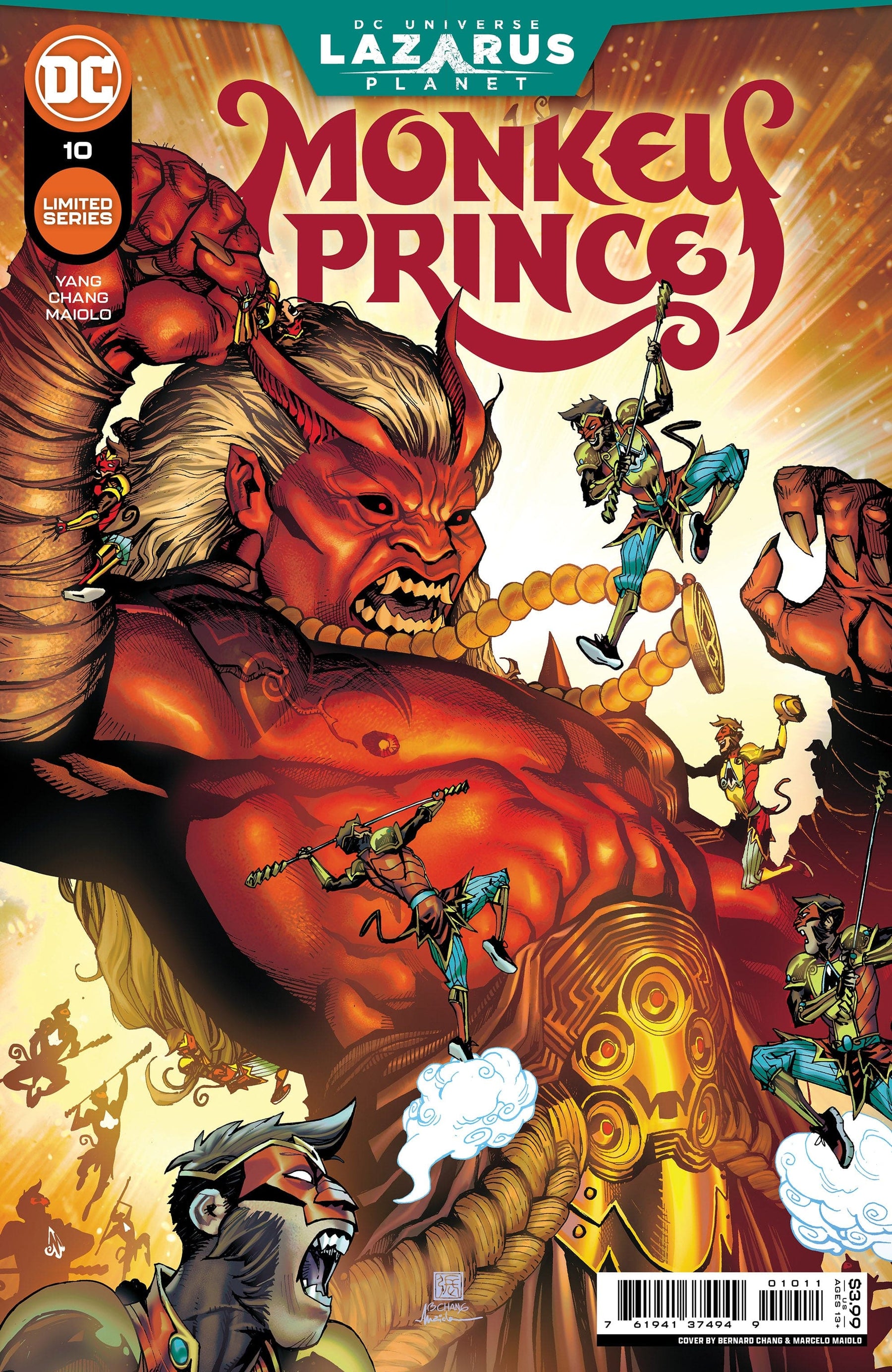 MONKEY PRINCE #10 (OF 12) CVR A BERNARD CHANG (BATMAN VS ROBIN)