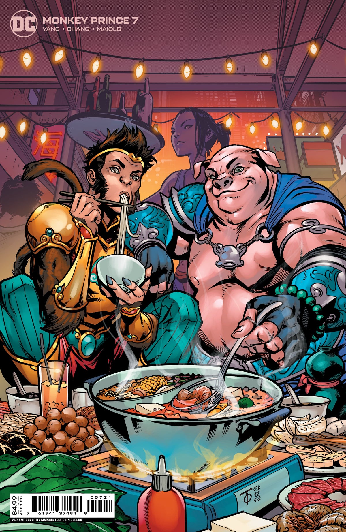 DC Comics Comic Books MONKEY PRINCE #7 (OF 12) CVR B MARCUS TO CARD STOCK VAR 76194137494900721 0822DC173