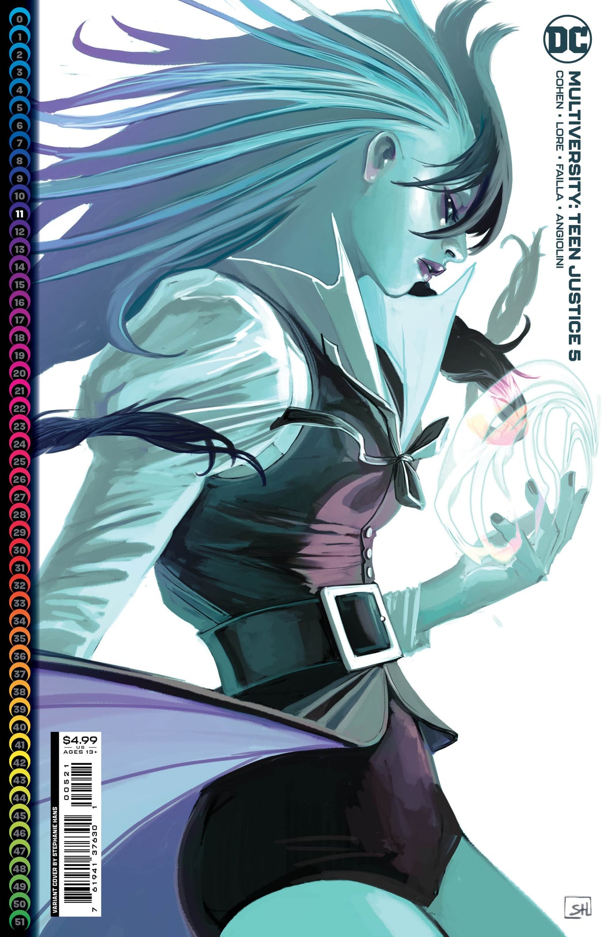 DC Comics Comic Books MULTIVERSITY TEEN JUSTICE #5 (OF 6) CVR B STEPHANIE HANS CARD STOCK VAR 76194137630100521 0822DC176