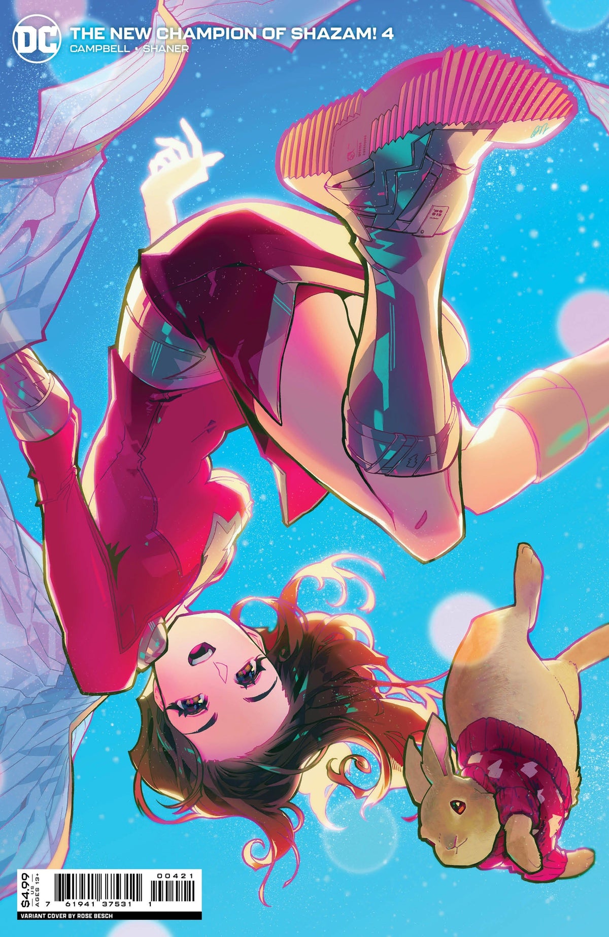 DC Comics Comic Books NEW CHAMPION OF SHAZAM #4 (OF 4) CVR B ROSE BESCH CARD STOCK VAR 76194137531100421 0922DC299