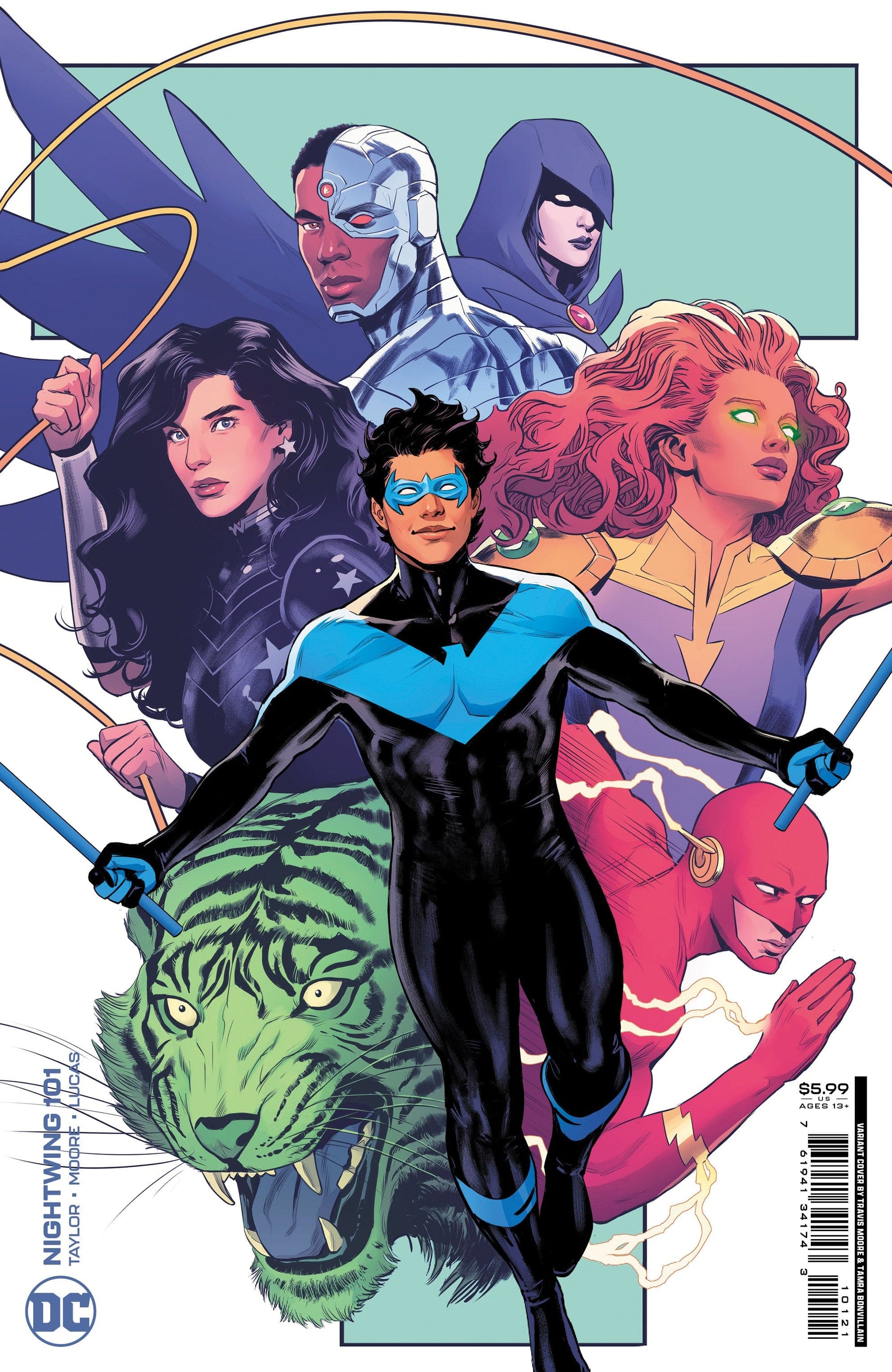 NIGHTWING #101 CVR B TRAVIS MOORECARD STOCK VAR