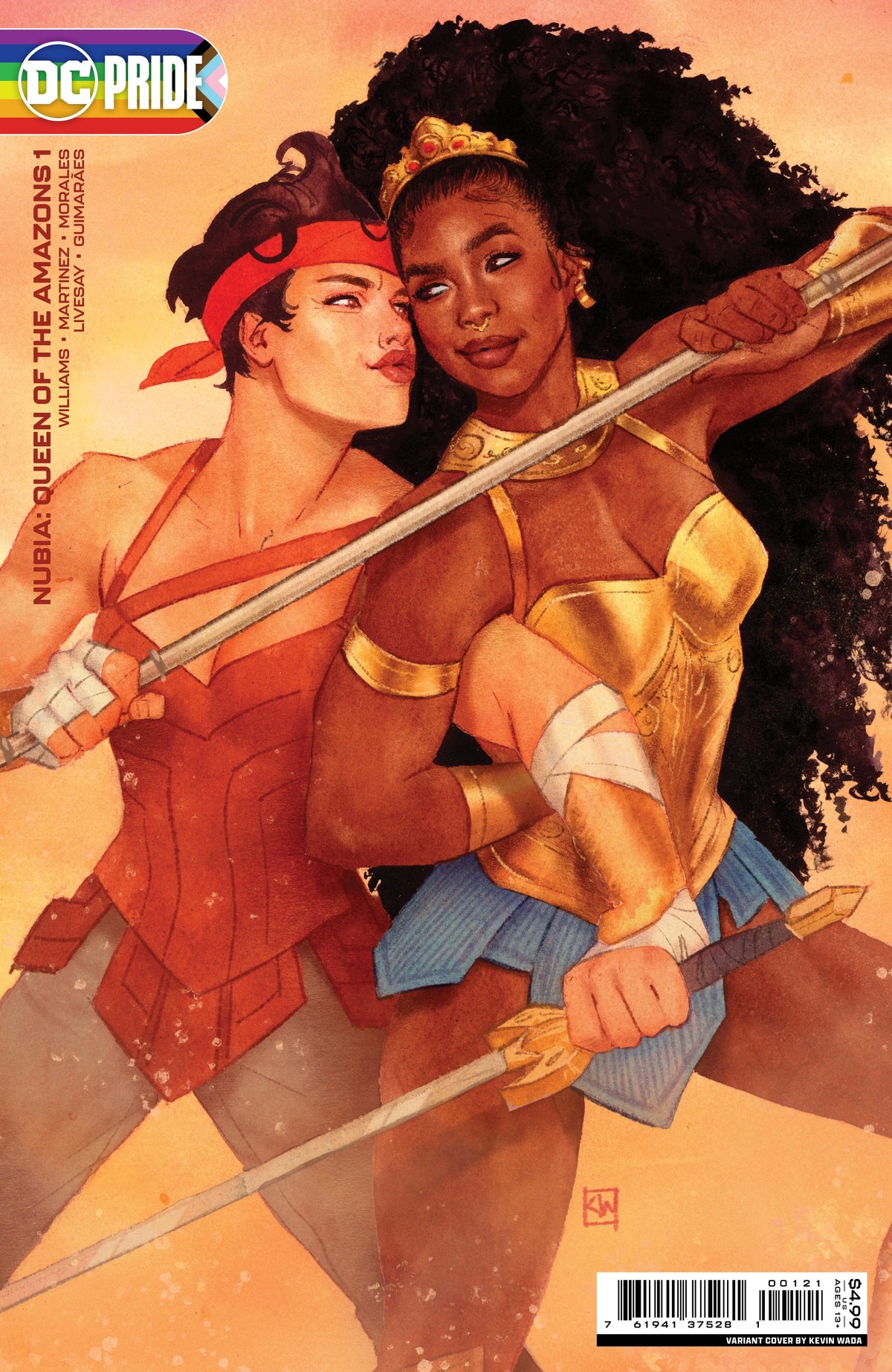 DC Comics Comic Books NUBIA QUEEN OF THE AMAZONS #1 (OF 4) CVR C KEVIN WADA PRIDE MONTH CARD STOCK VAR 76194137528100121 0422DC030