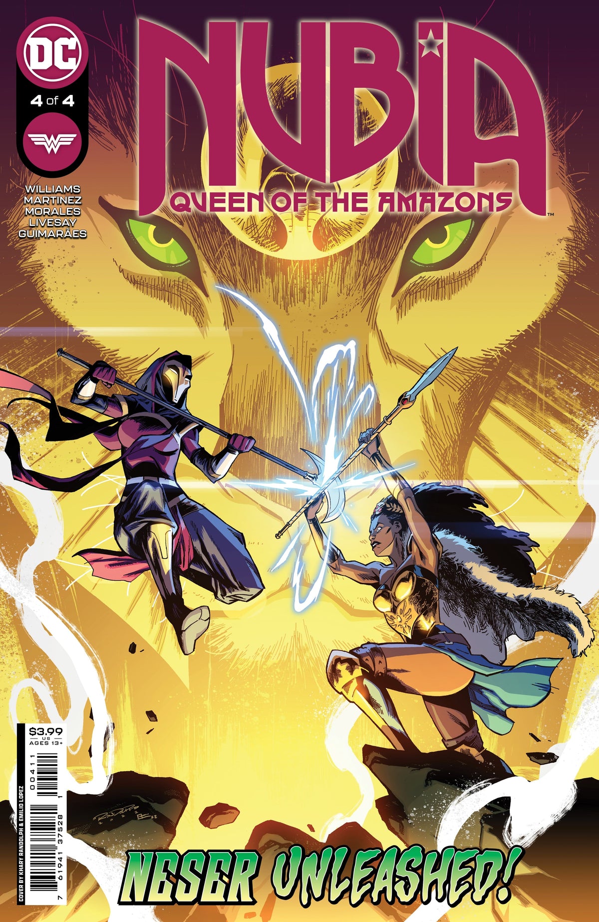 DC Comics Comic Books NUBIA QUEEN OF THE AMAZONS #4 (OF 4) CVR A KHARY RANDOLPH 76194137528100411 0722DC179