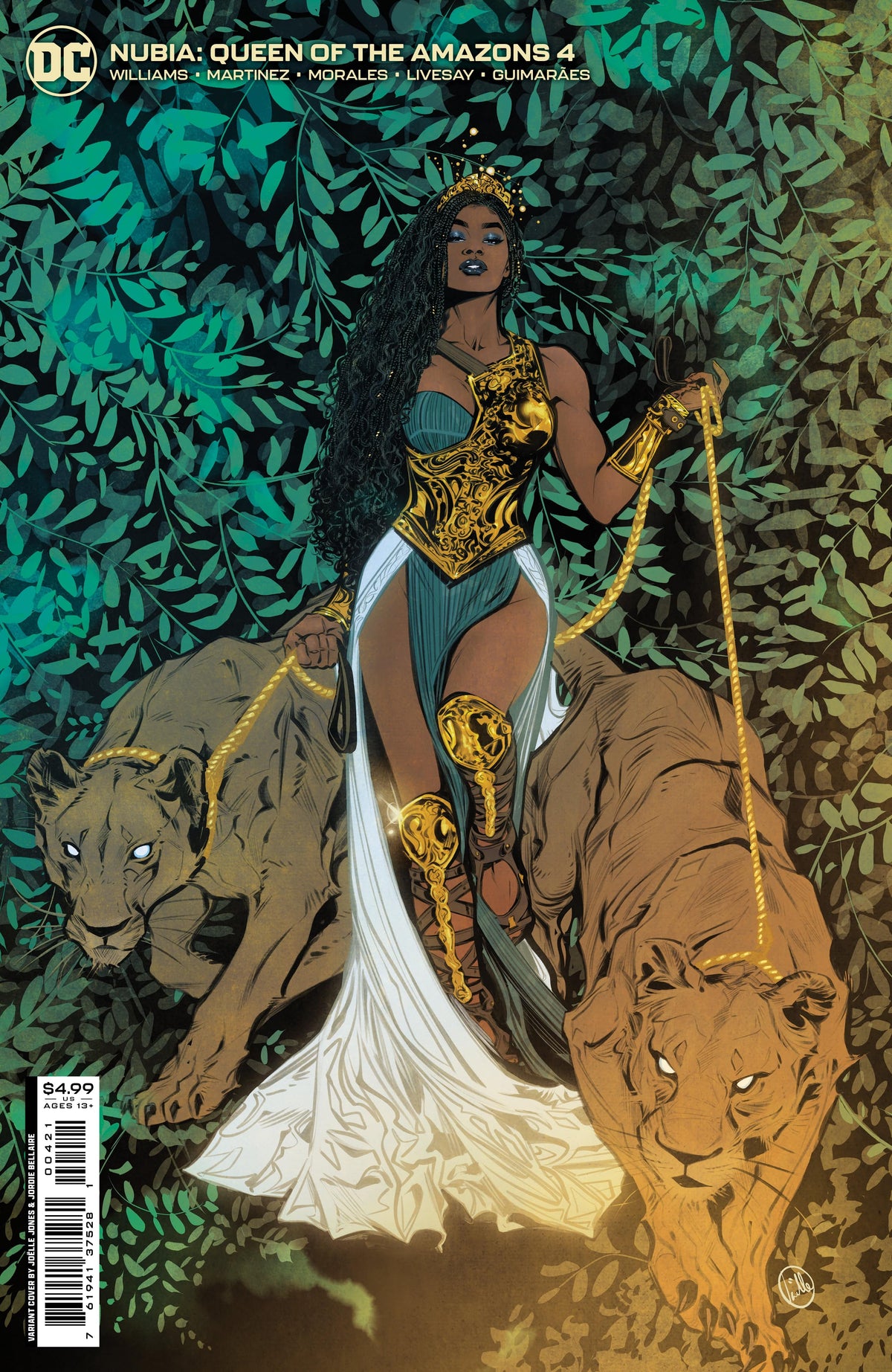 DC Comics Comic Books NUBIA QUEEN OF THE AMAZONS #4 (OF 4) CVR B JOELLE JONES CARD STOCK VAR 76194137528100421 0722DC180