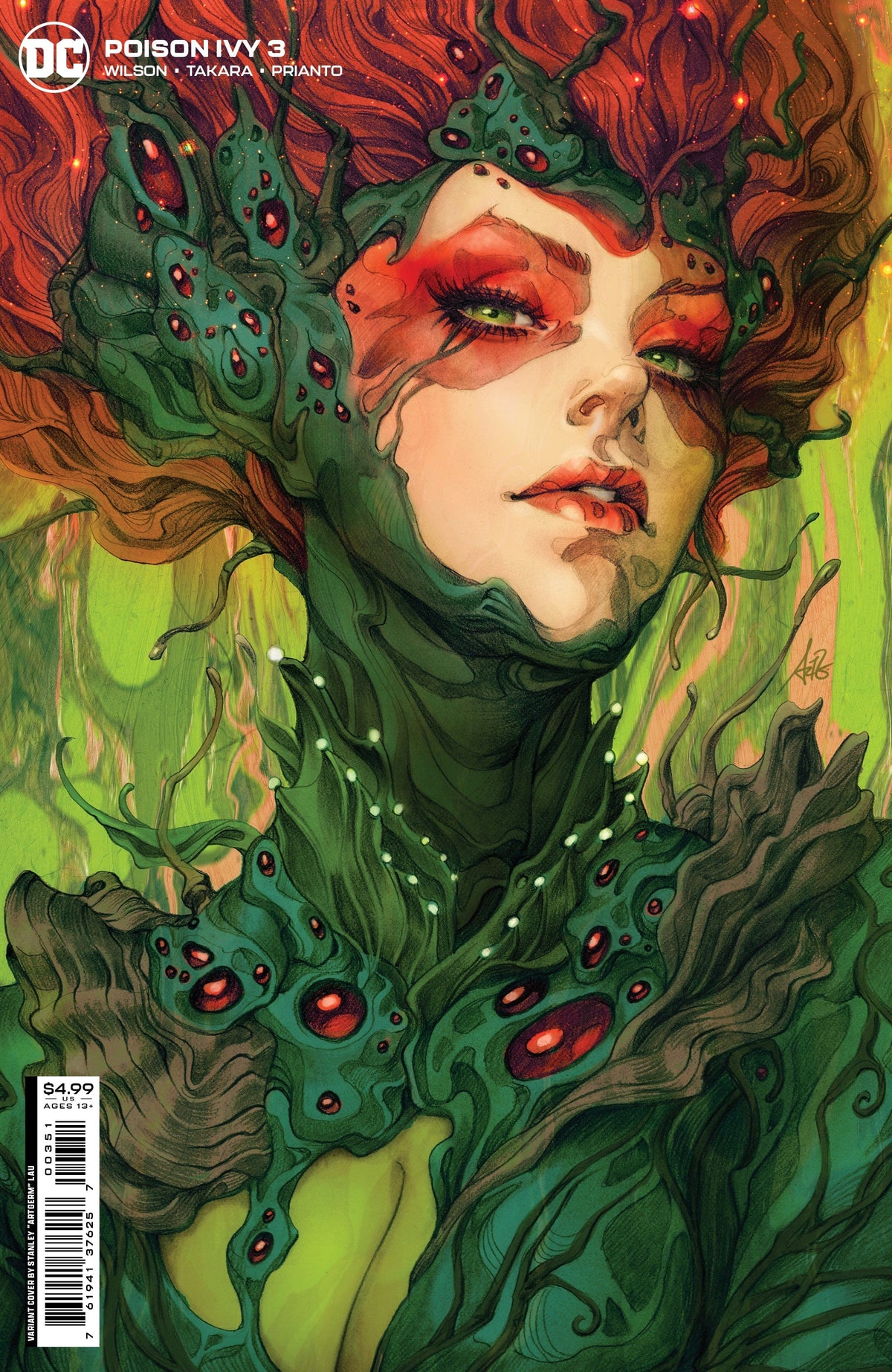 DC Comics Comic Books POISON IVY #3 CVR C STANLEY ARTGERM LAU CARD STOCK VAR 76194137625700351 0622DC050