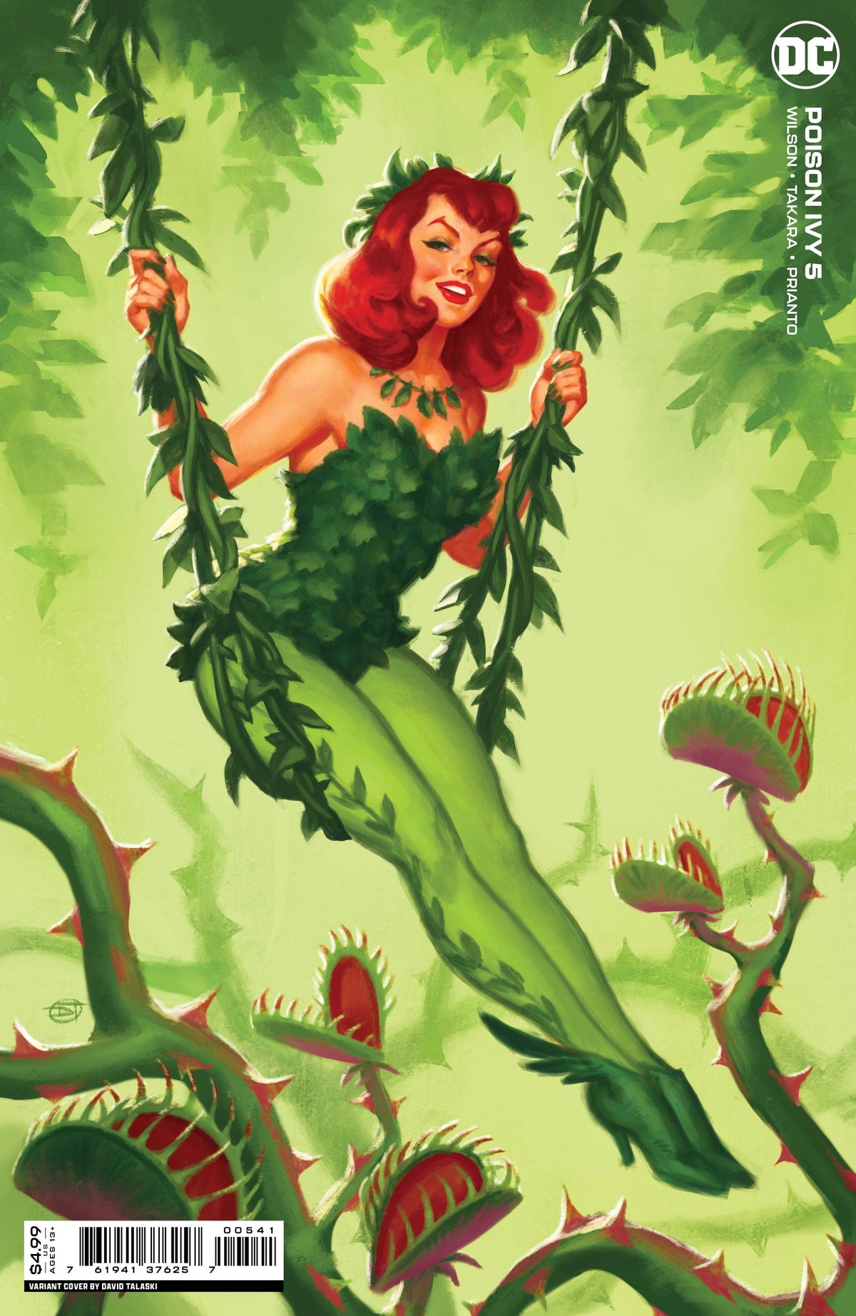 DC Comics Comic Books POISON IVY #5 (OF 6) CVR C DAVID TALASKI CARD STOCK VAR 76194137625700541 0822DC183