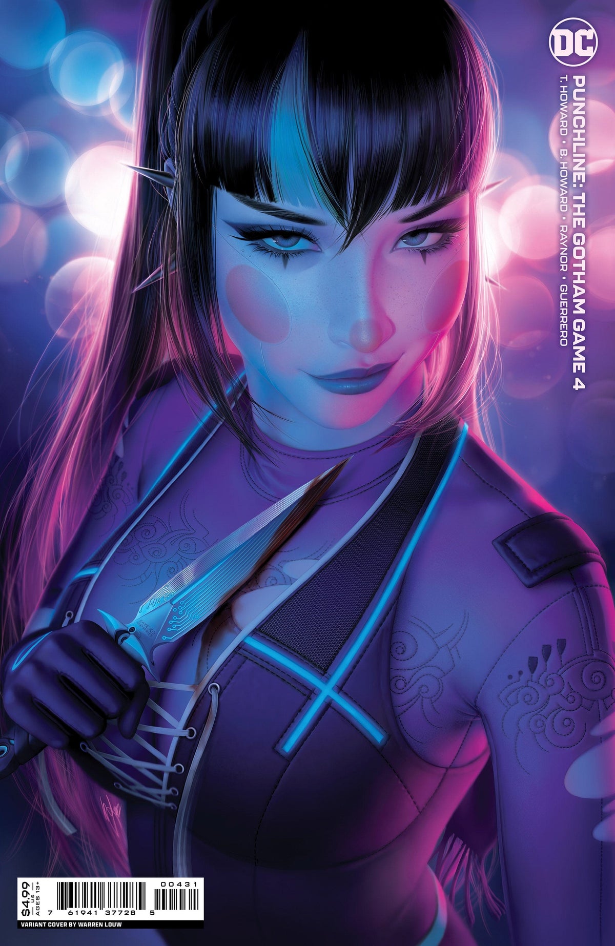 DC Comics Comic Books PUNCHLINE THE GOTHAM GAME #4 (OF 6) CVR C WARREN LOUW CARD STOCK VAR 76194137728500431 1122DC187