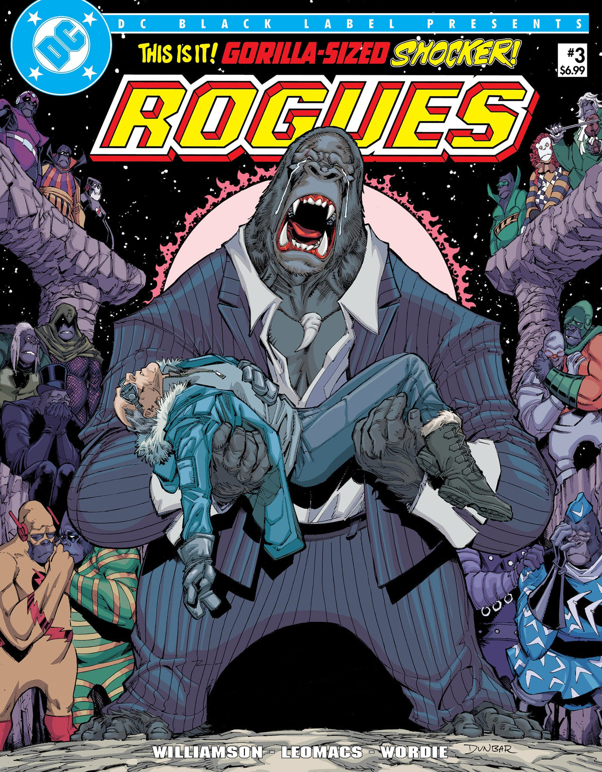 DC Comics Comic Books > Incentives ROGUES #3 (OF 4) CVR C INC 1:25 MAX DUNBAR VAR (MR) 76194137245700331 0322DC144