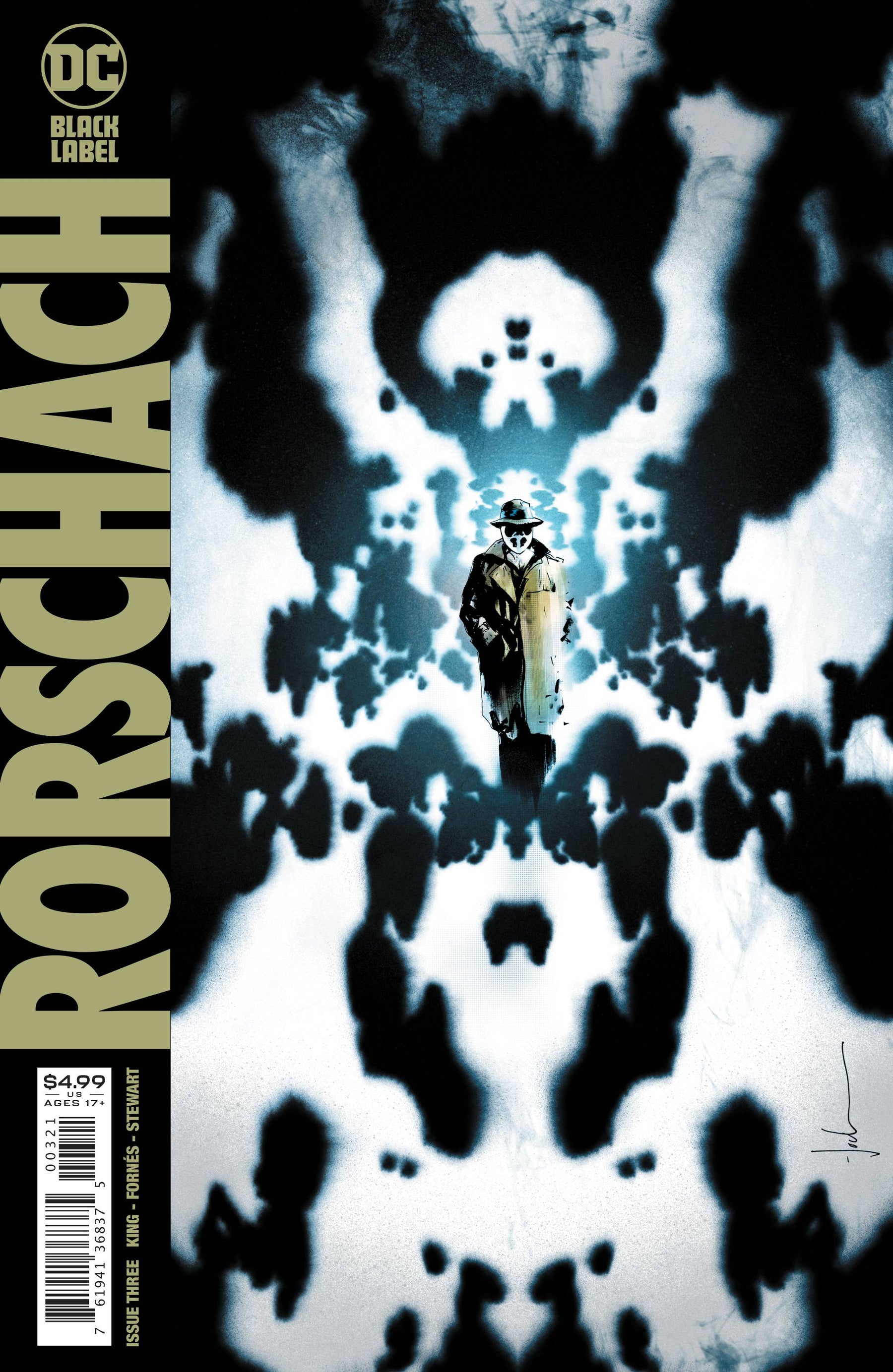 Rorschach #3, Jock Variant [SIGNED BY TOM KING]