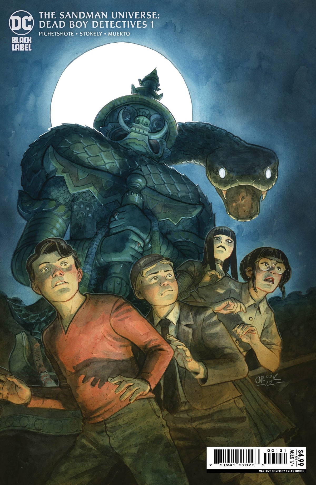 DC Comics Comic Books SANDMAN UNIVERSE DEAD BOY DETECTIVES #1 (OF 6) CVR C TYLER CROOK CARD STOCK VAR (MR) 76194137820600131 1022DC152