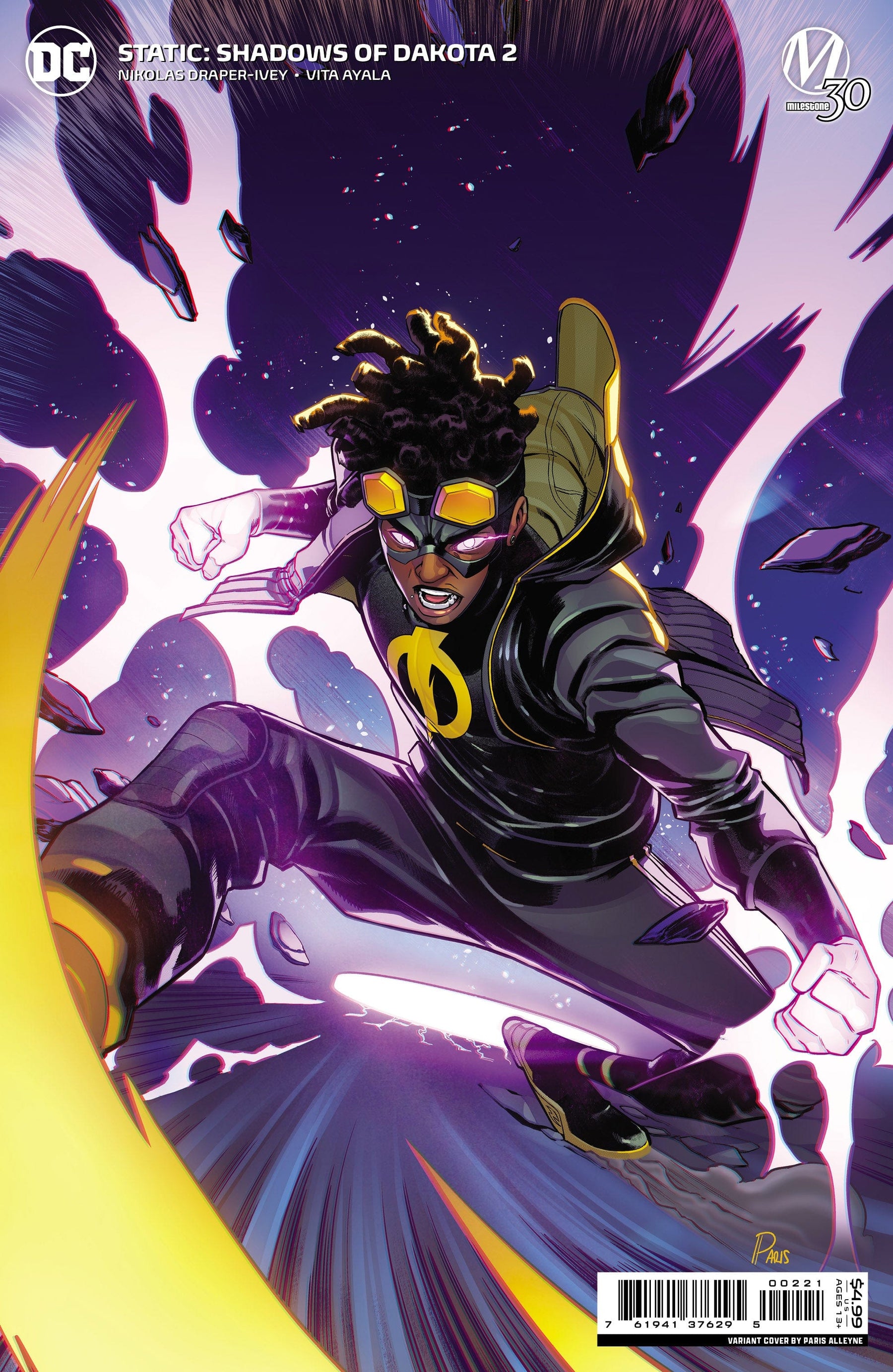 STATIC SHADOWS OF DAKOTA #2 (OF 6) CVR B PARIS ALLEYNE CARD STOCK VAR