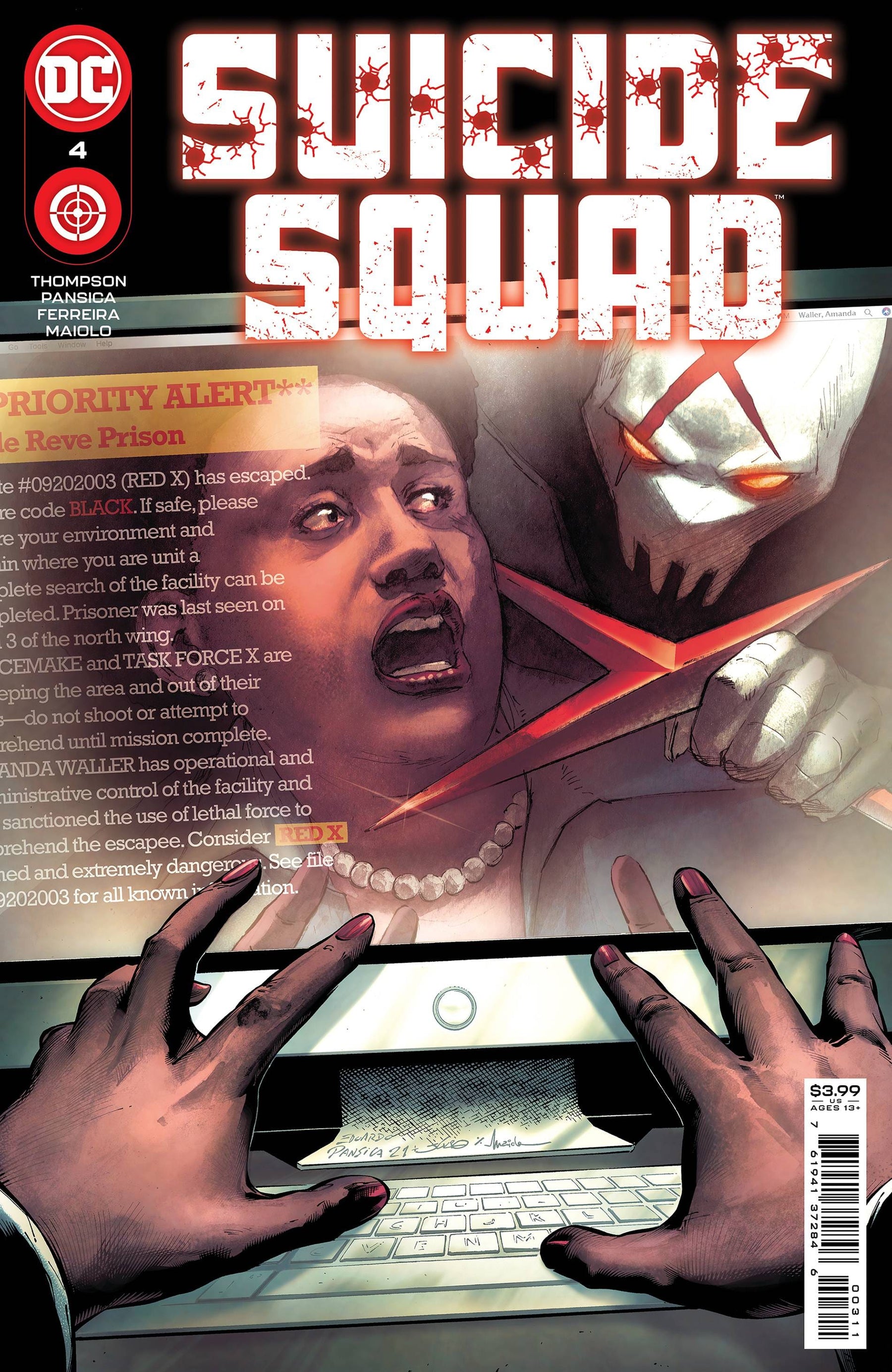 SUICIDE SQUAD #4 CVR A PANSICA