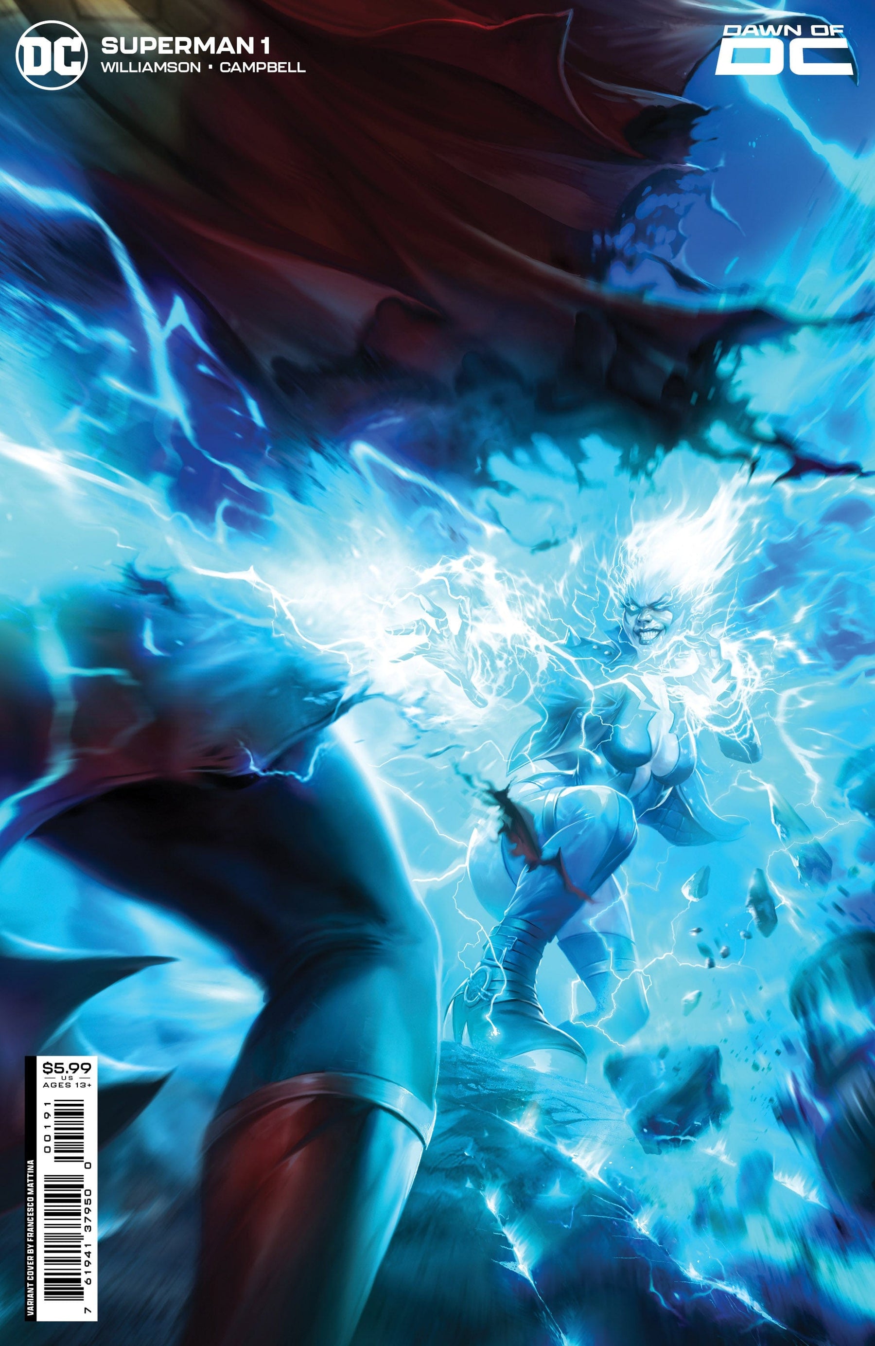 SUPERMAN #1 CVR I FRANCESCO MATTINA CARD STOCK VAR