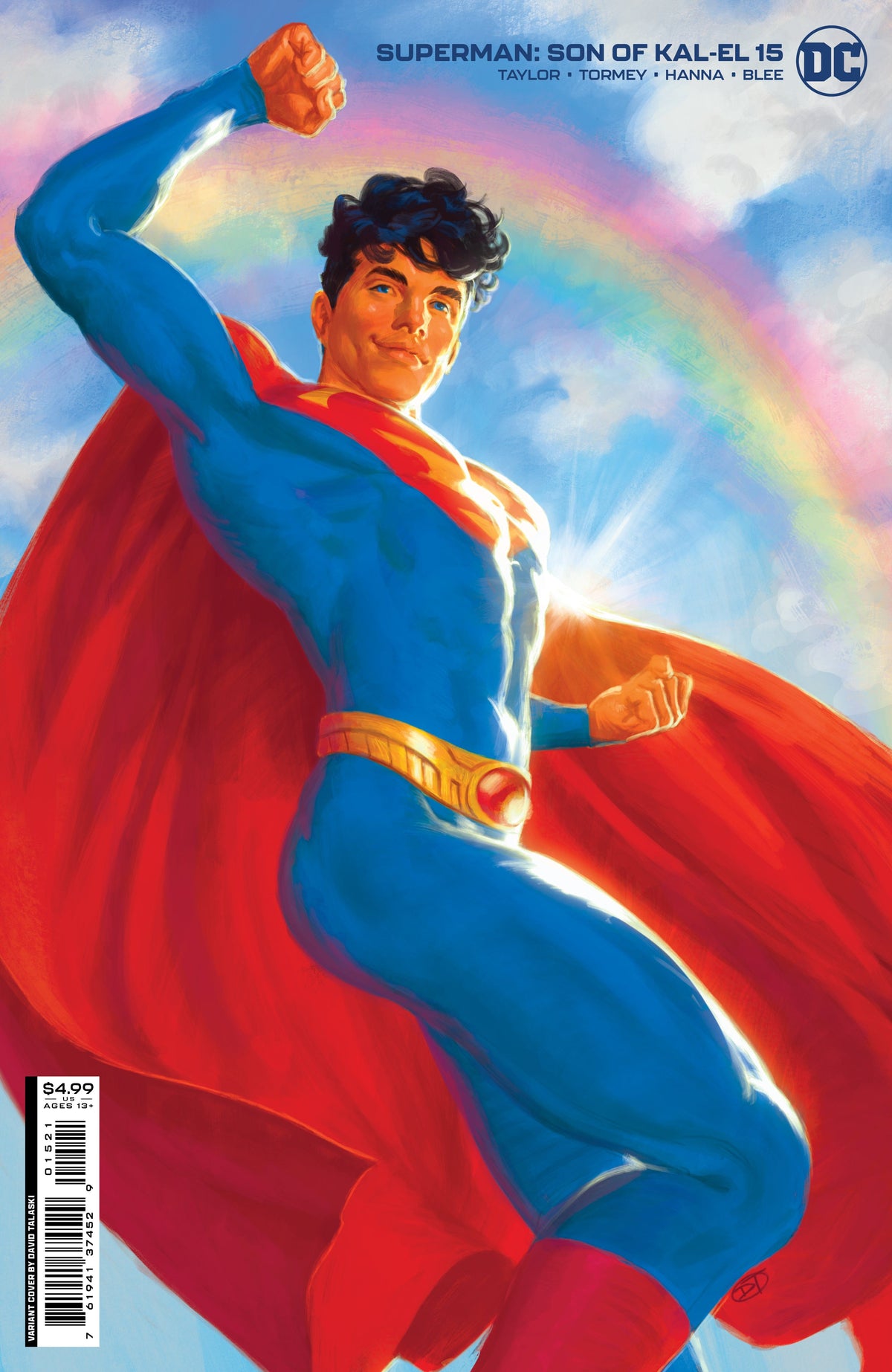 DC Comics Comic Books SUPERMAN SON OF KAL-EL #15 CVR B DAVID TALASKI CARD STOCK VAR 76194137452901521 0722DC187