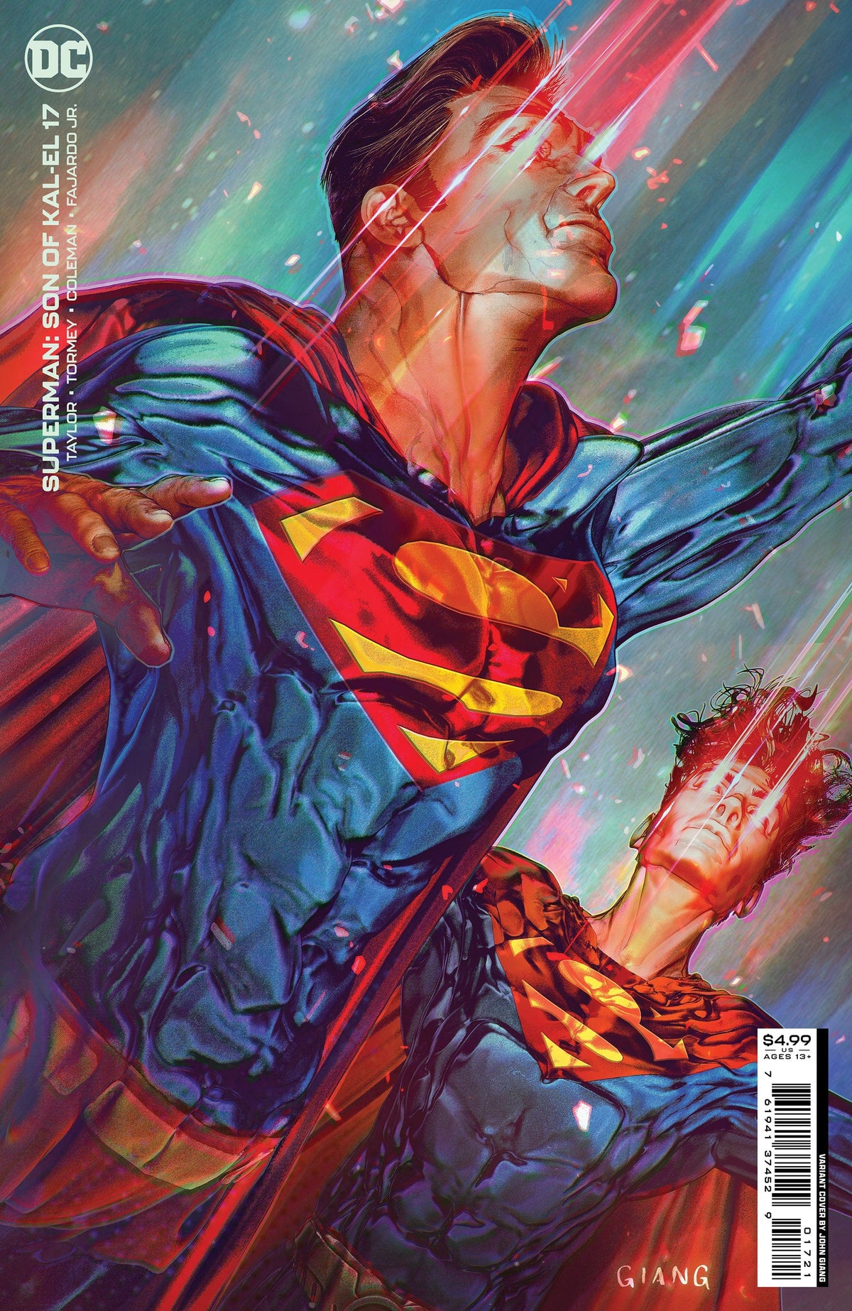 DC Comics Comic Books SUPERMAN SON OF KAL-EL #17 CVR B JOHN GIANG CARD STOCK VAR (KAL-EL RETURNS) 76194137452901721 0922DC265