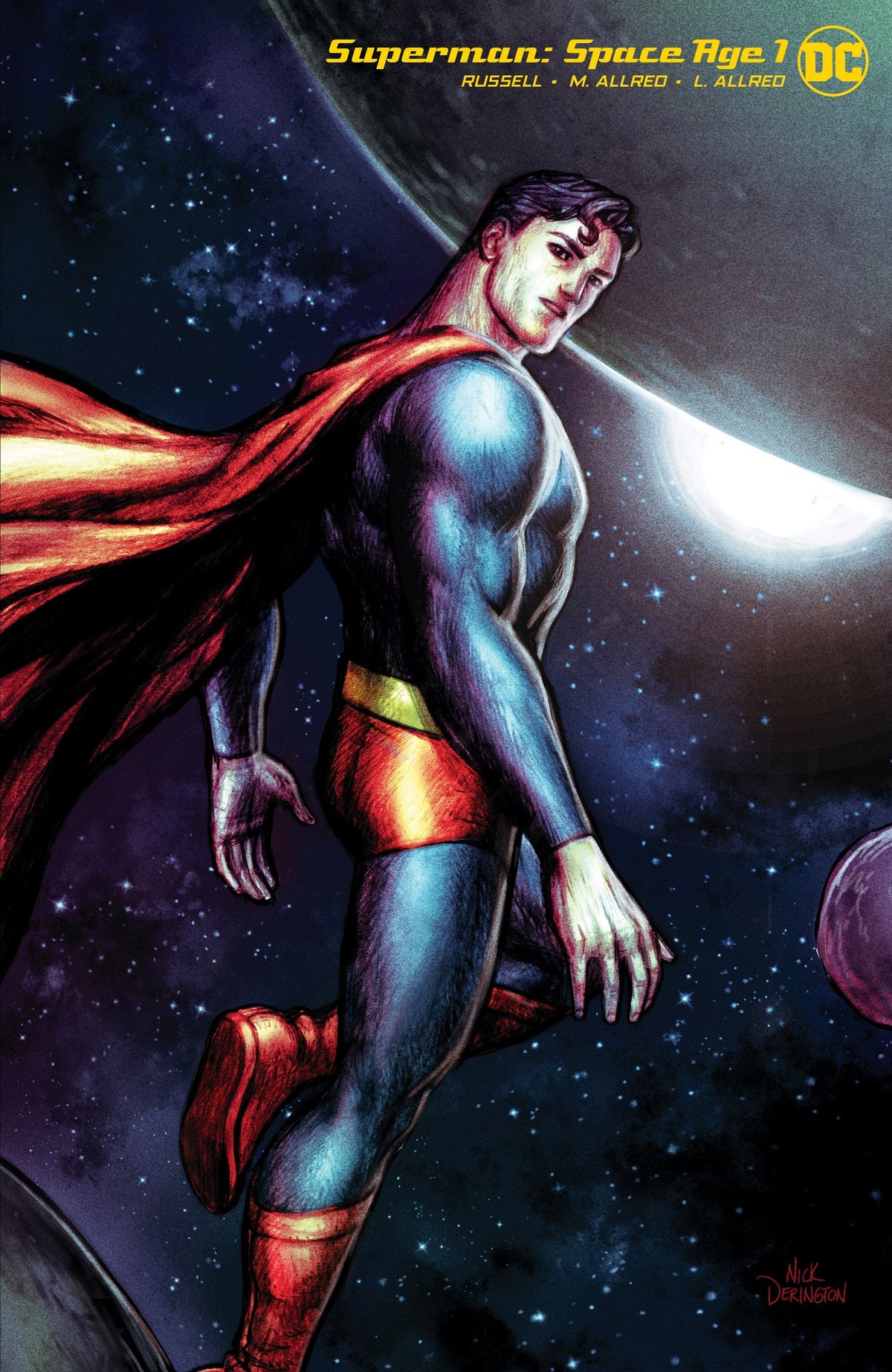 DC Comics Comic Books > Incentives SUPERMAN SPACE AGE #1 (OF 3) CVR C INC 1:25 NICK DERINGTON VAR 76194137297600131 0522DC045