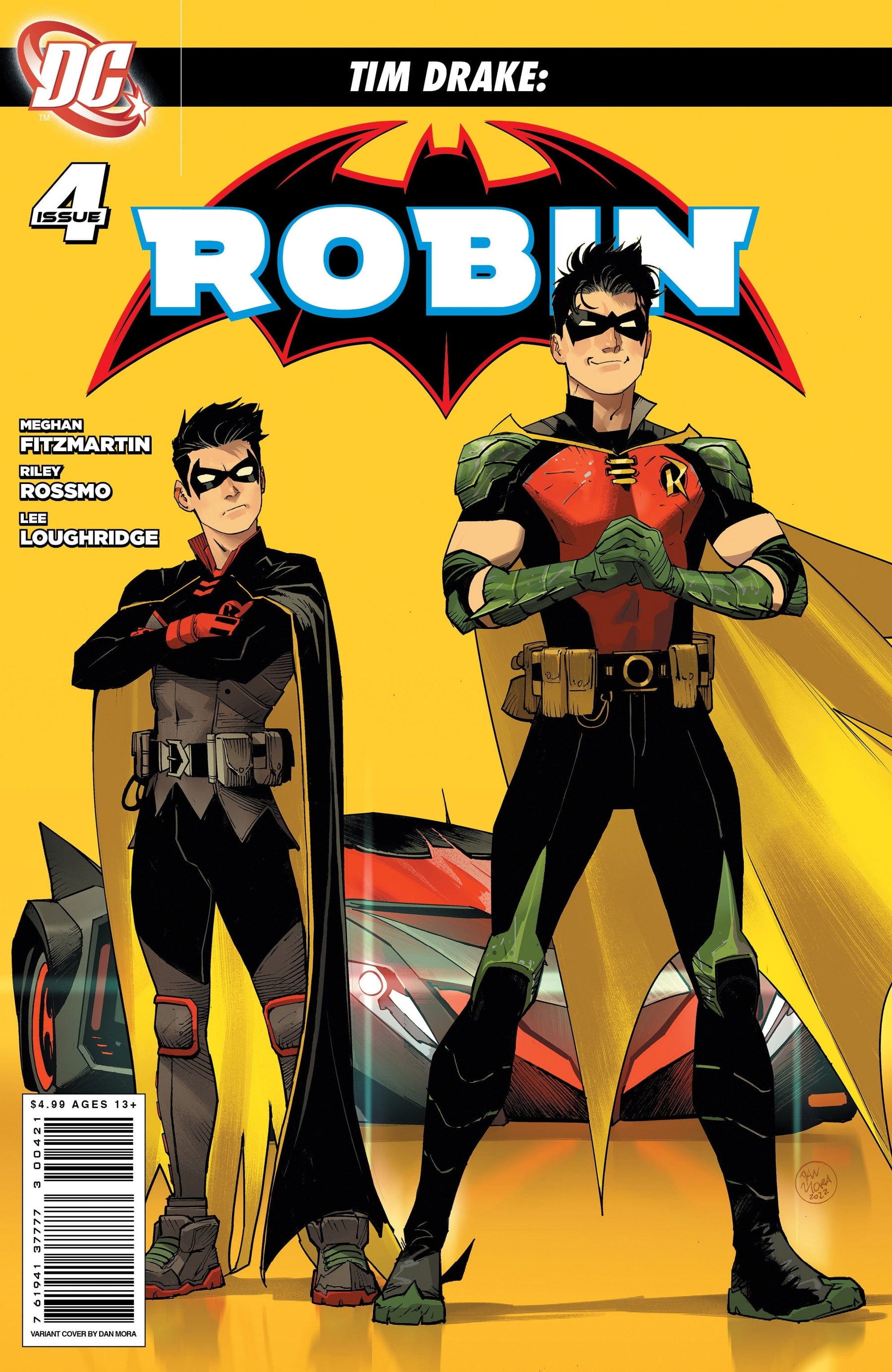 TIM DRAKE ROBIN #4 CVR B DAN MORA CARD STOCK VAR