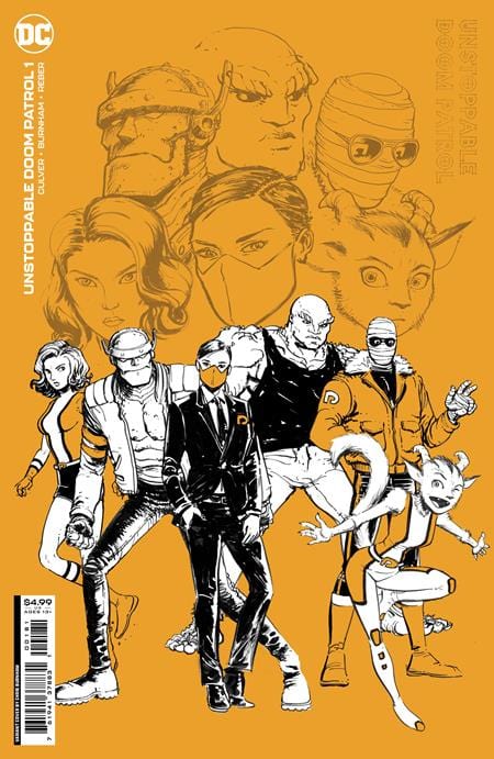 DC Comics Comic Books UNSTOPPABLE DOOM PATROL #1 (OF 6) CVR F CHRIS BURNHAM DESIGN CARD STOCK VAR 76194137883100181 0123DC835