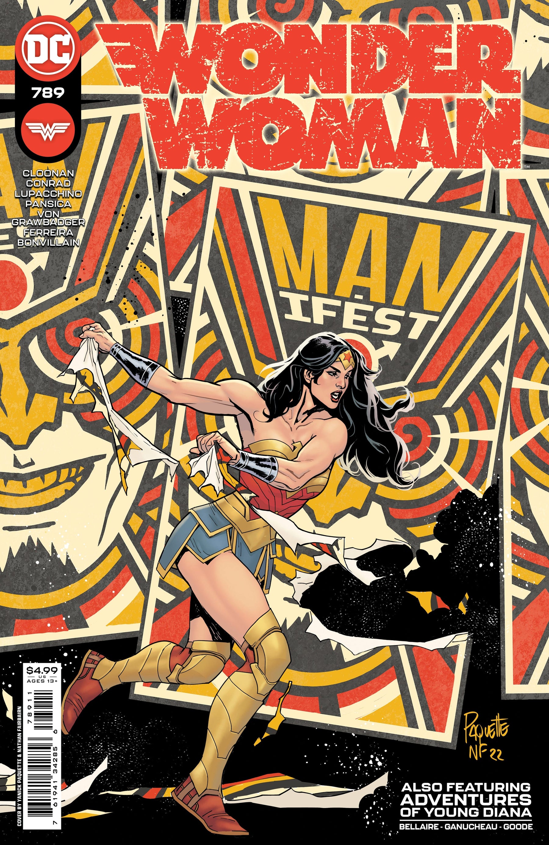 WONDER WOMAN #789 CVR A YANICK PAQUETTE