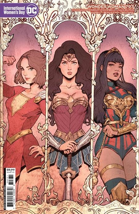 DC Comics Comic Books WONDER WOMAN #797 CVR G JASMIN DARNELL INTERNATIONAL WOMENS DAY CARD STOCK VAR (REVENGE OF THE GODS) 76194134285679771 0123DC820