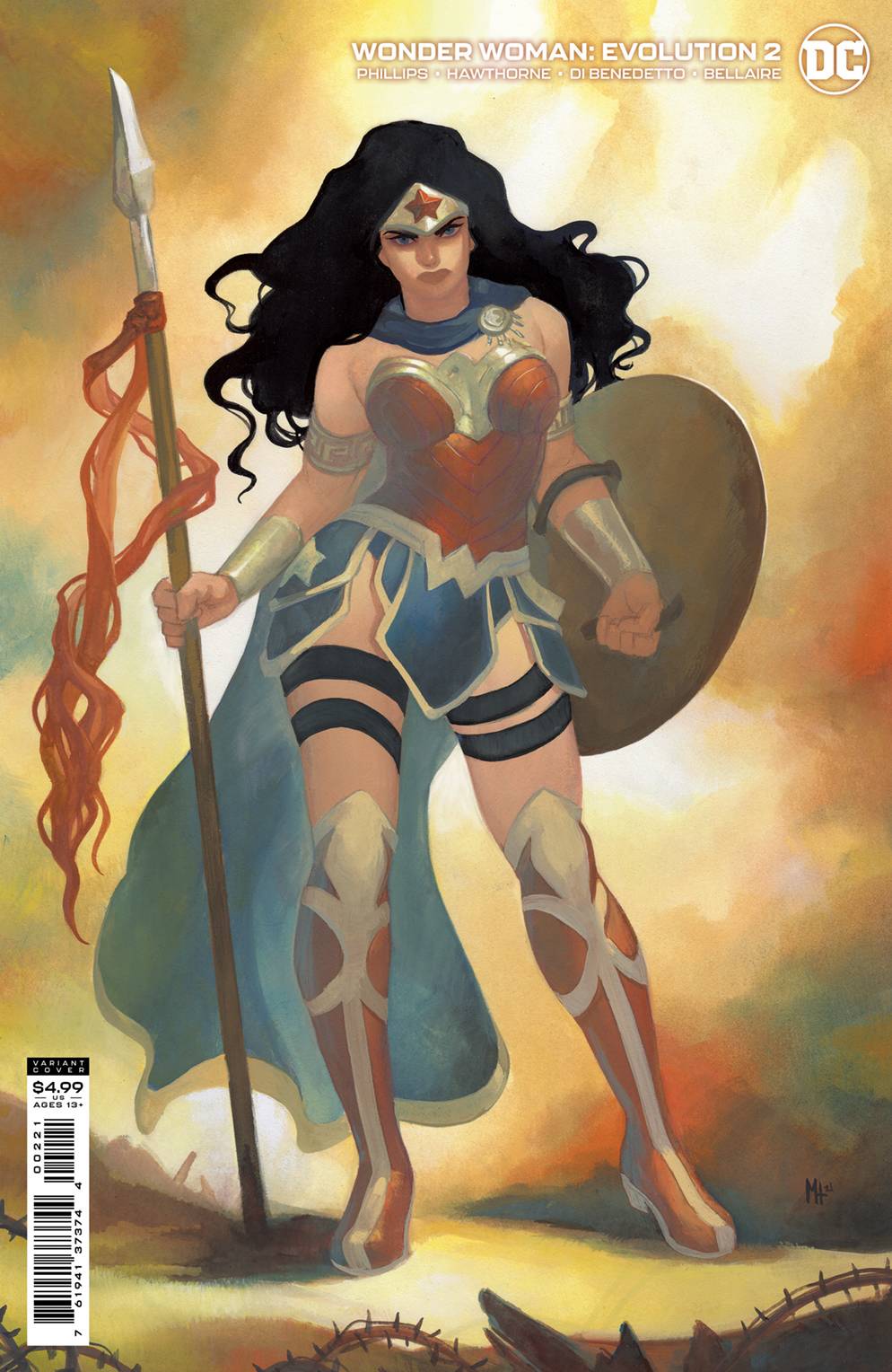 WONDER WOMAN EVOLUTION #2 (OF 8) CVR B HETRICK CARD STOCK VA