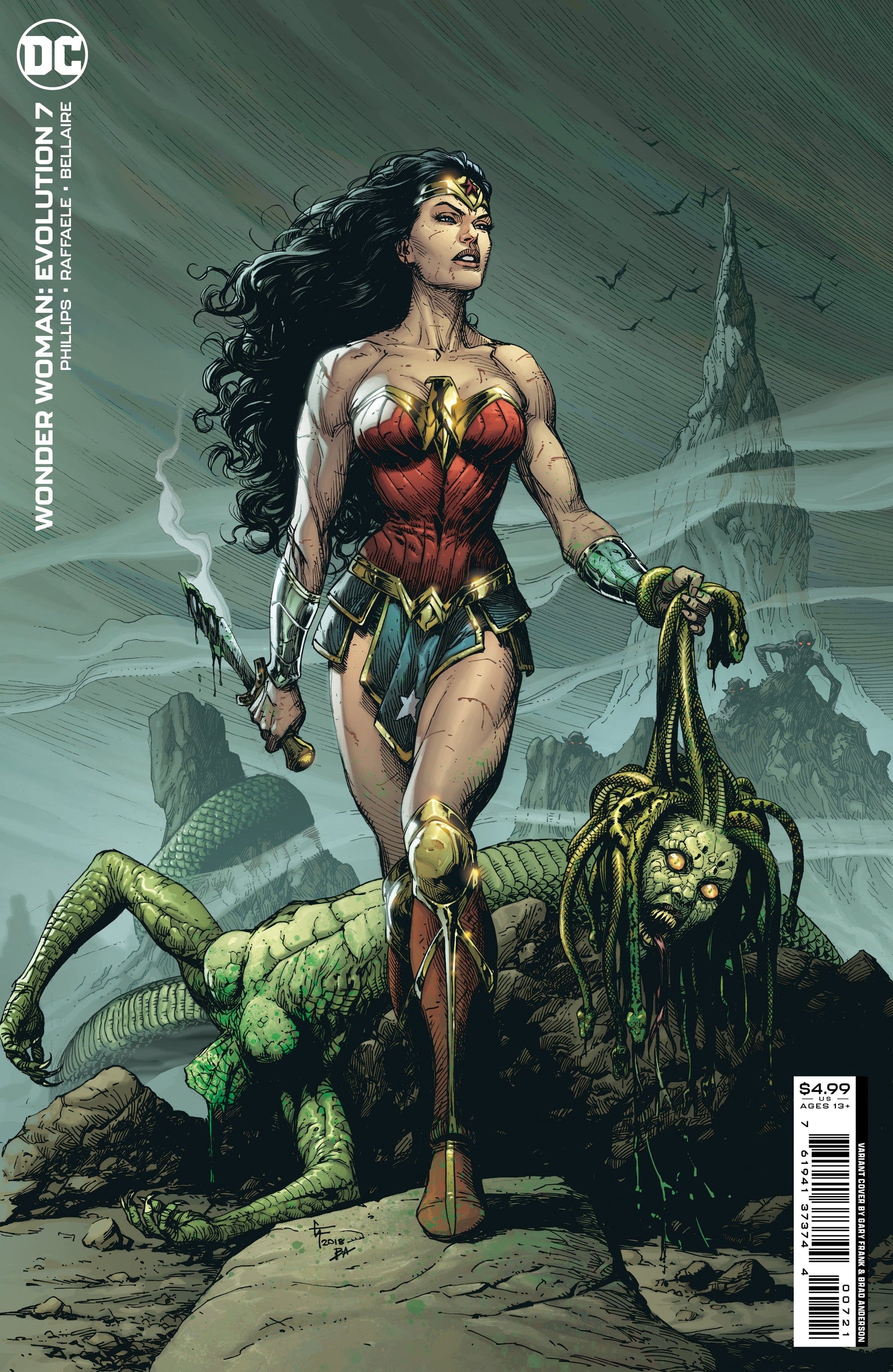 WONDER WOMAN EVOLUTION #7 (OF 8) CVR B GARY FRANK CARD STOCK VAR