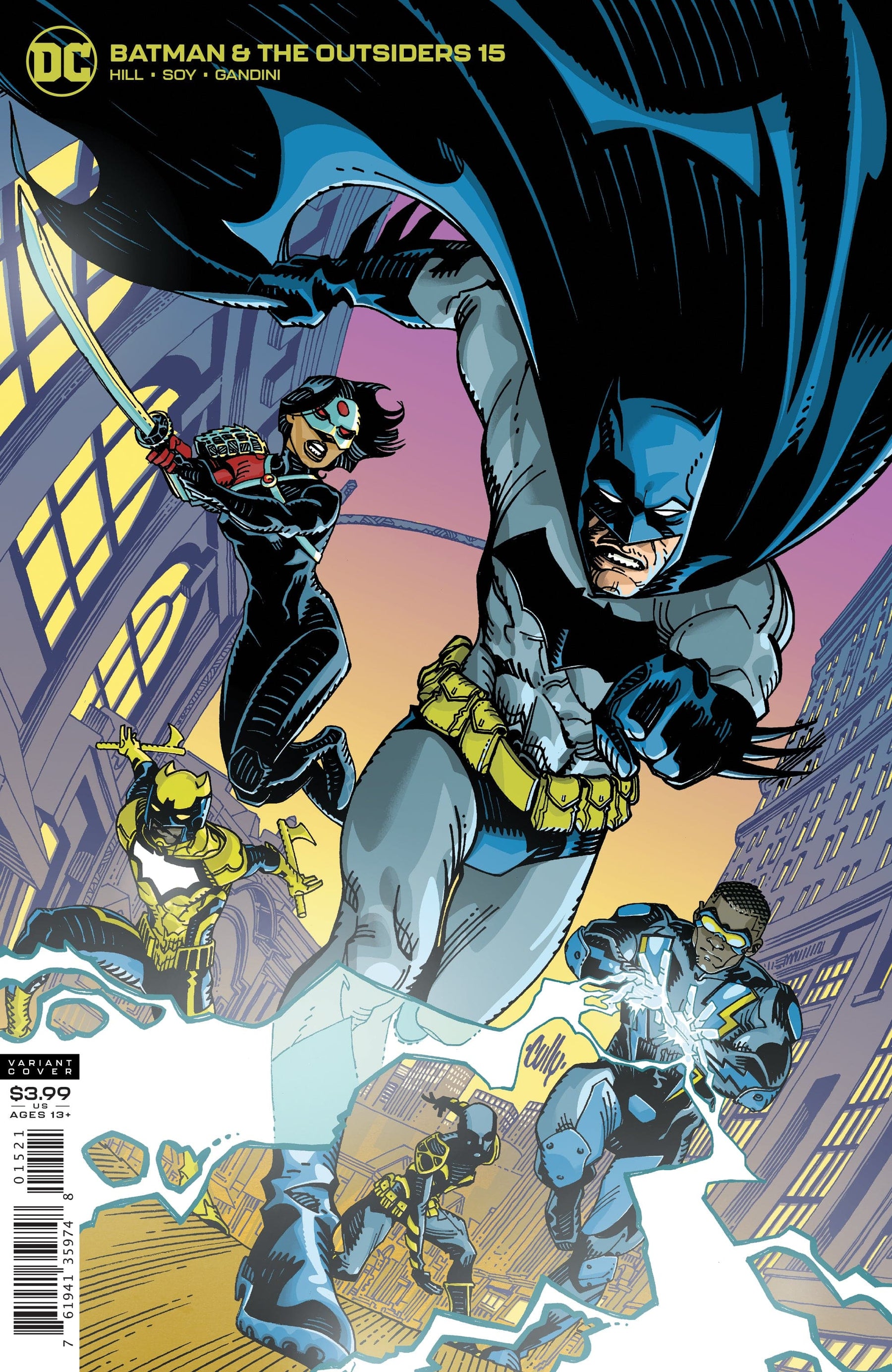 Batman and the Outsiders #15, Cully Hamner Variant