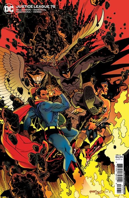 JUSTICE LEAGUE #75 COVER G 1:50 HARRIS