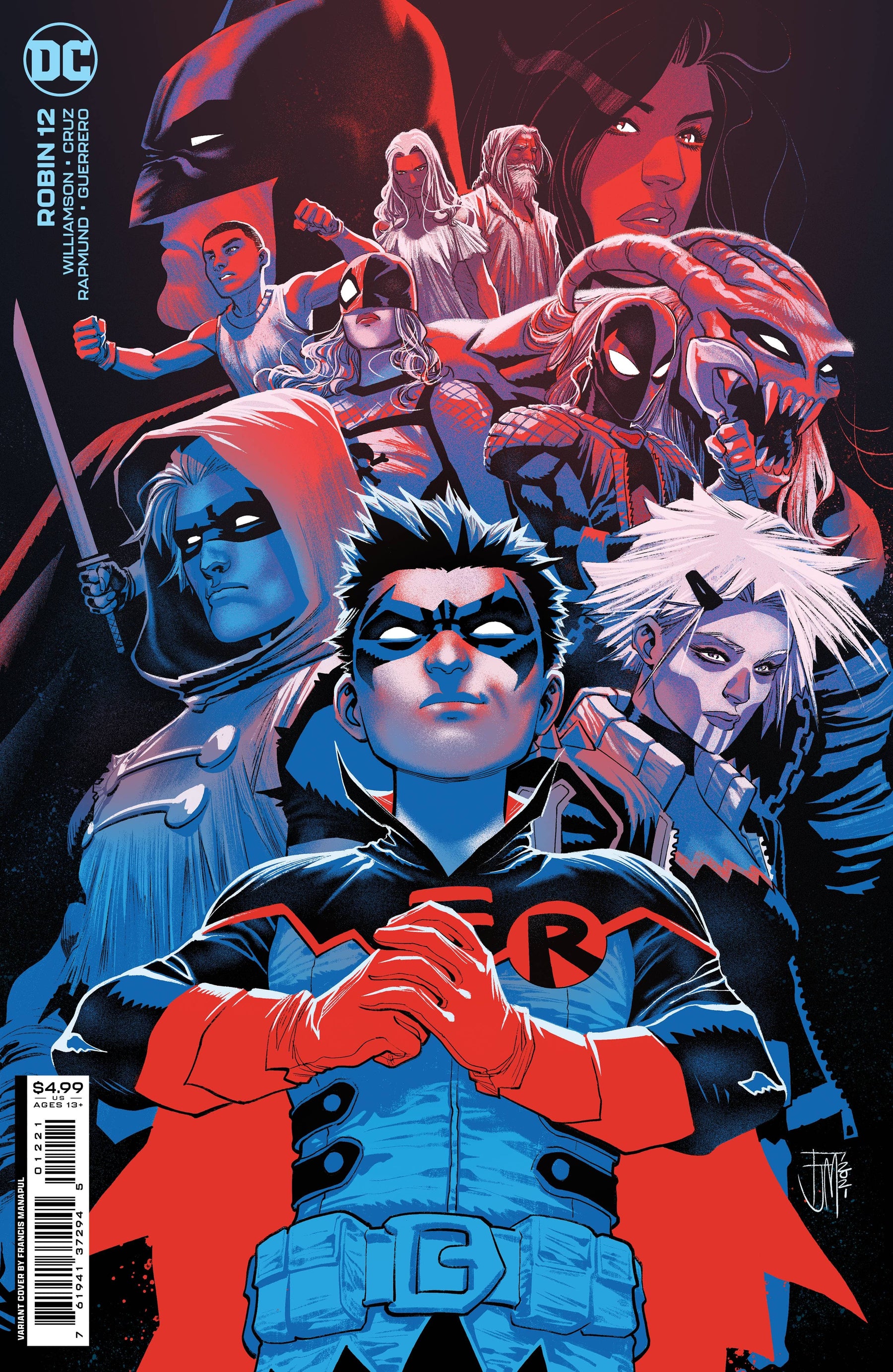 ROBIN #12 COVER B FRANCIS MANAPUL CARD STOCK VARIANT