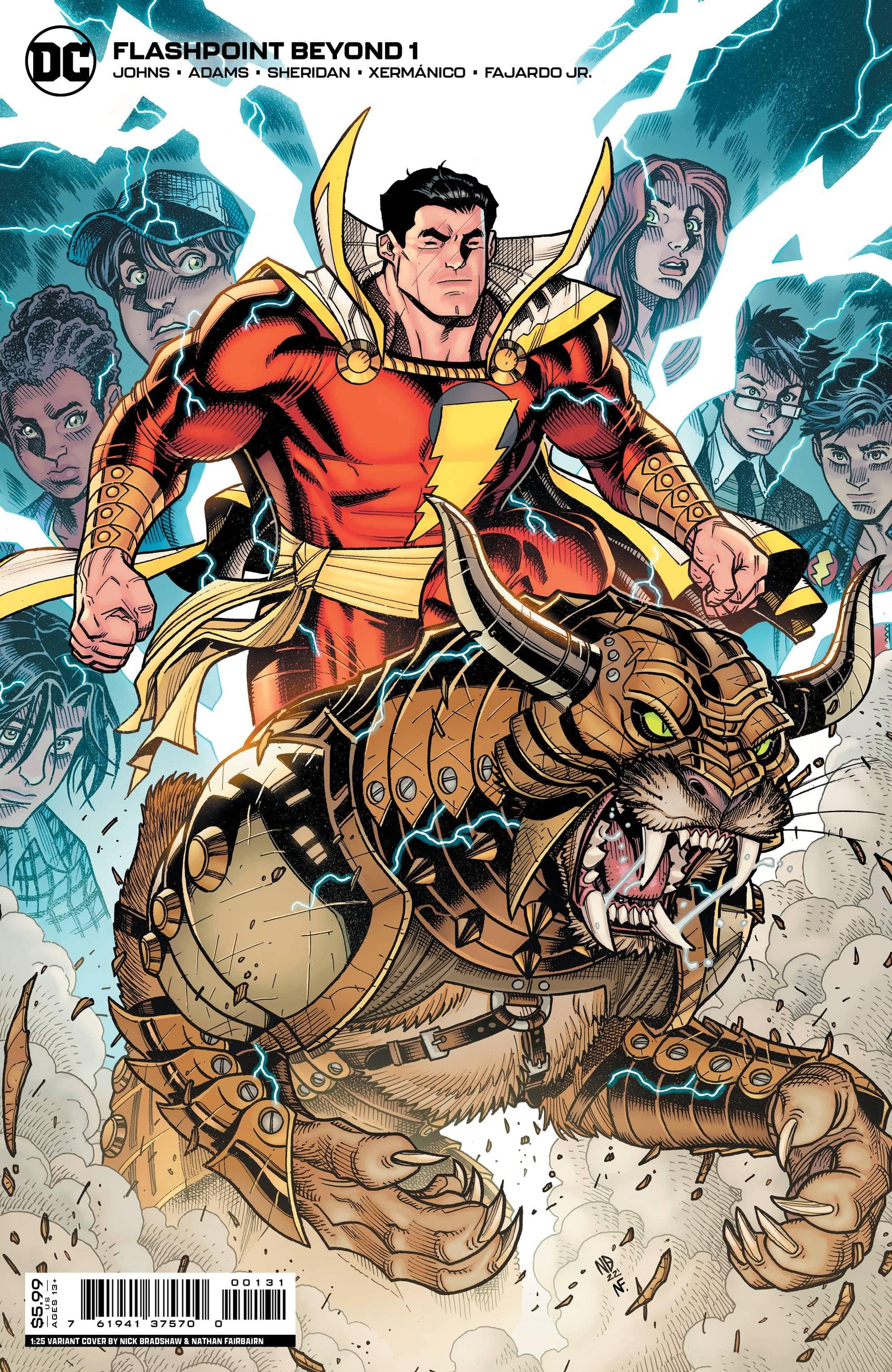 FLASHPOINT BEYOND #1 (OF 6) COVER C 1:25  FRANK CARD STOCK VARIANT
