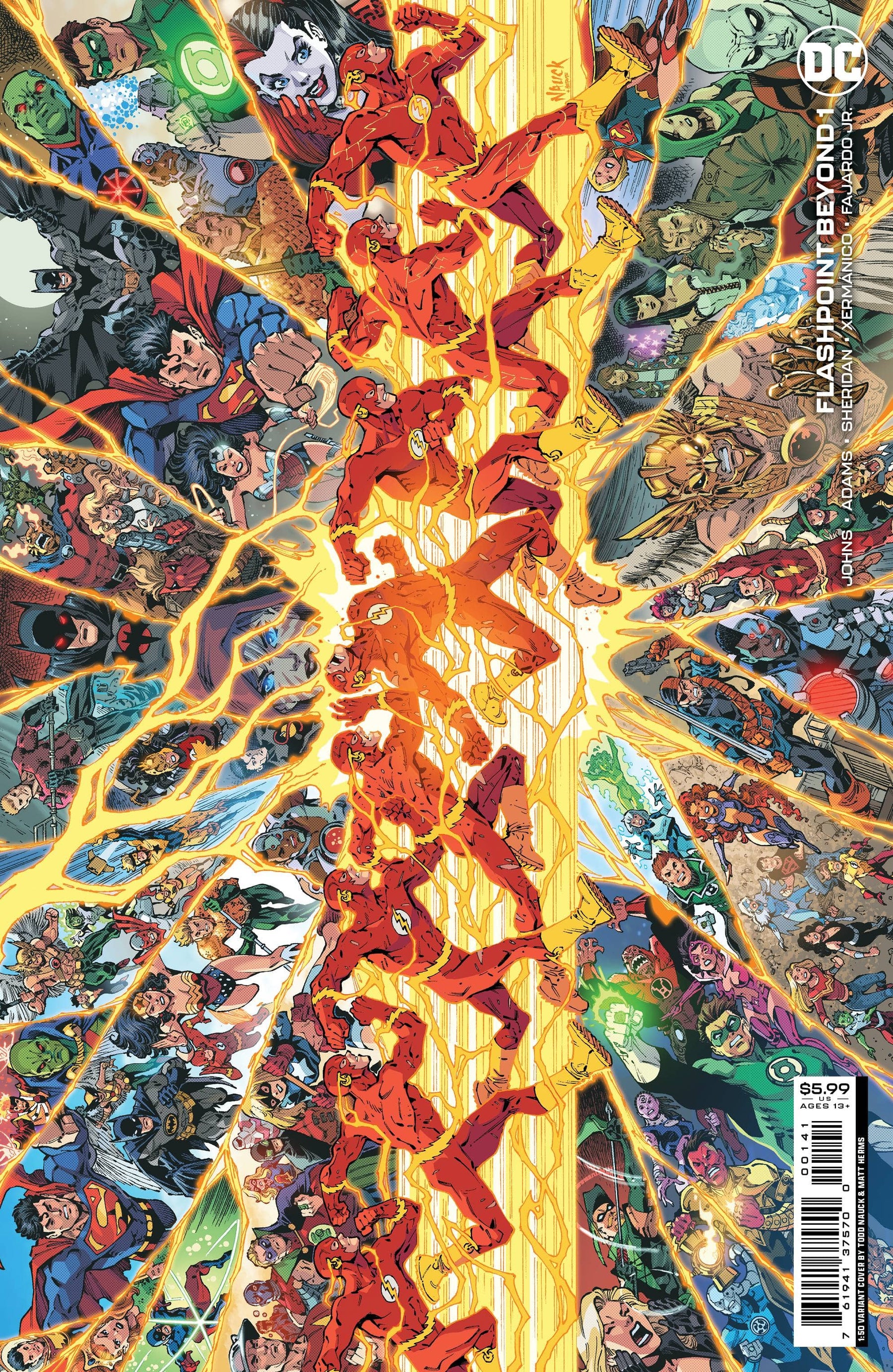 FLASHPOINT BEYOND #1 (OF 6) COVER D 1:50 NAUCK VARIANT