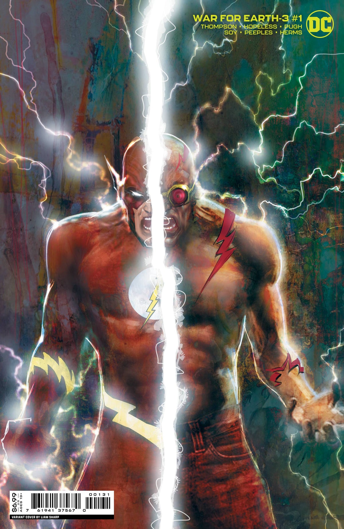 WAR FOR EARTH-3 #1 (OF 2) 1:25 LIAM SHARP CARD STOCK VARIANT - Third Eye