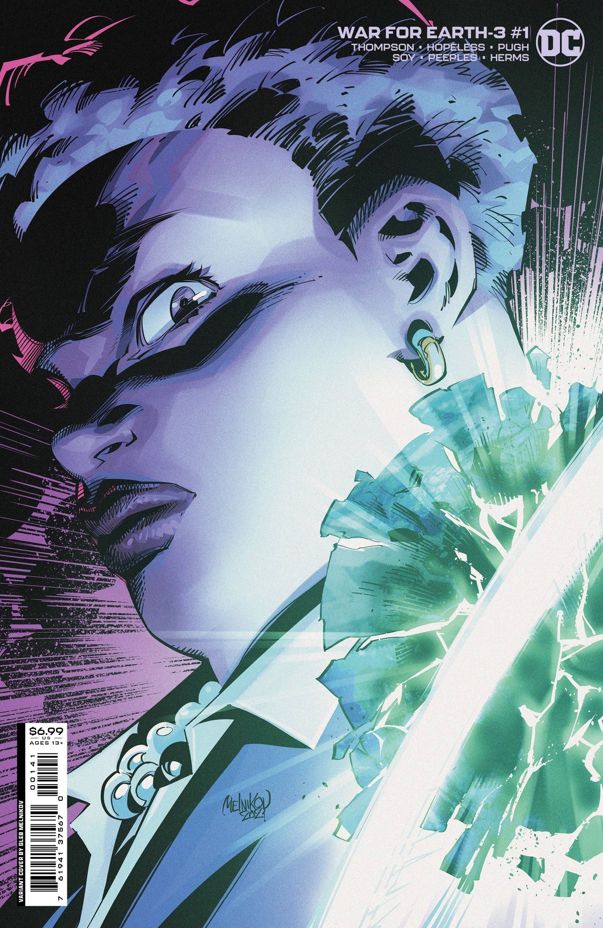 WAR FOR EARTH-3 #1 (OF 2) CVR D 1:50 GLEB MELNIKOV CARD STOCK VARIANT - Third Eye