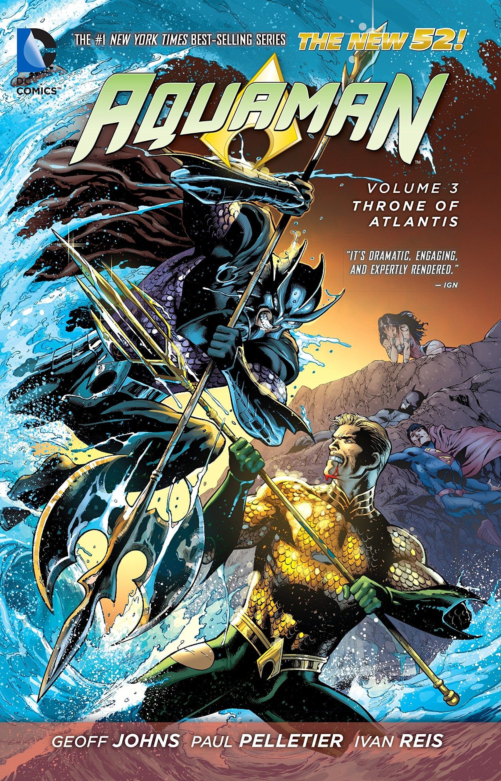 DC COMICS Graphic Novel Aquaman TP Vol 03 Throne Of Atlantis (N52) 9781401246952 FEB140252