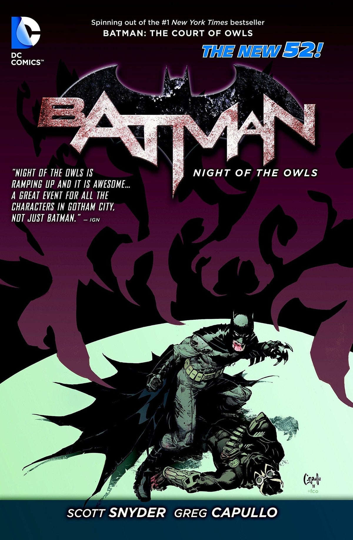 DC COMICS Graphic Novel Batman Night Of The Owls TP (N52) 9781401242527 AUG130291