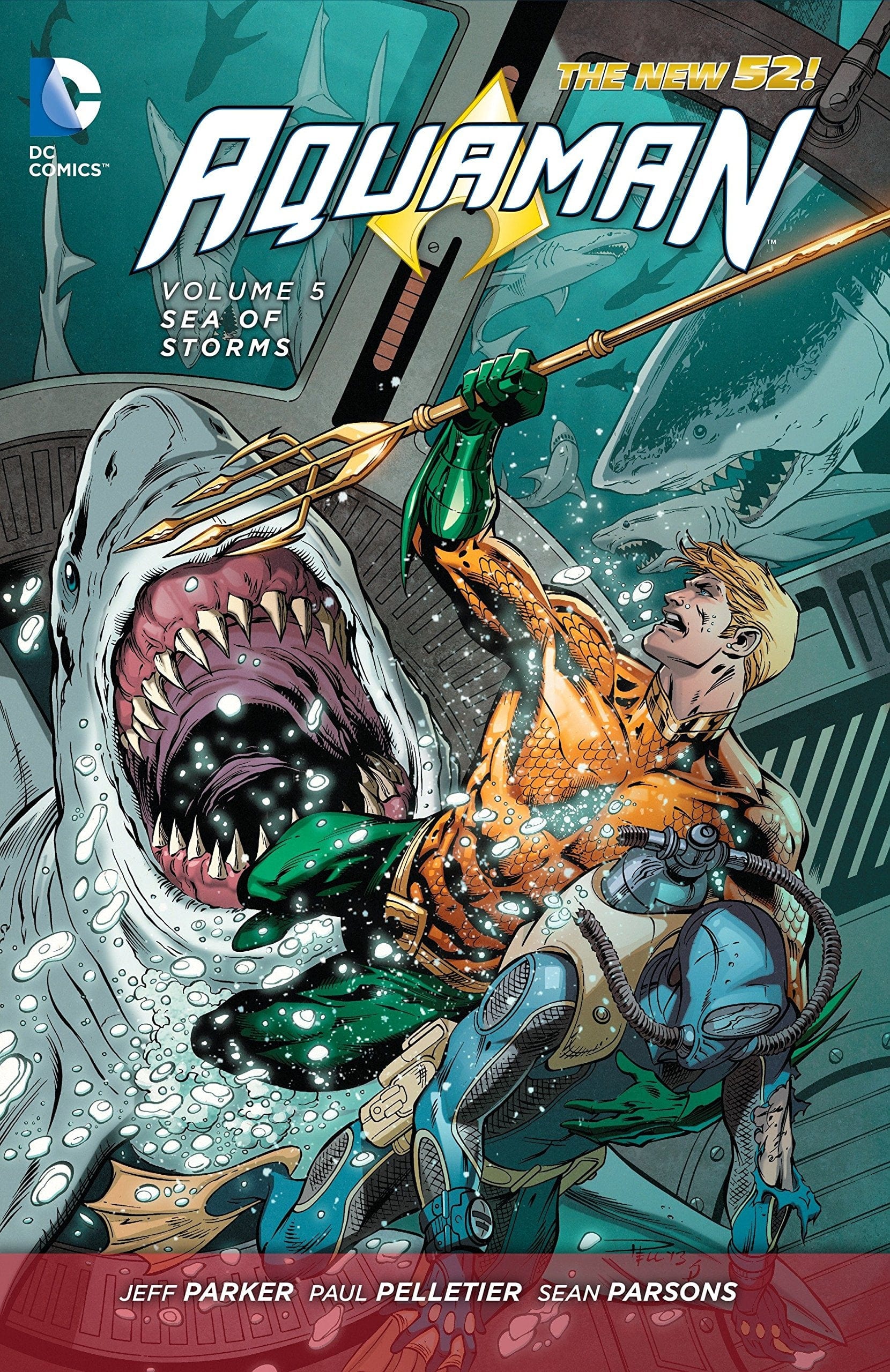 DC COMICS Graphic Novel Aquaman TP Vol 05 Sea Of Storms 9781401254407 APR150283