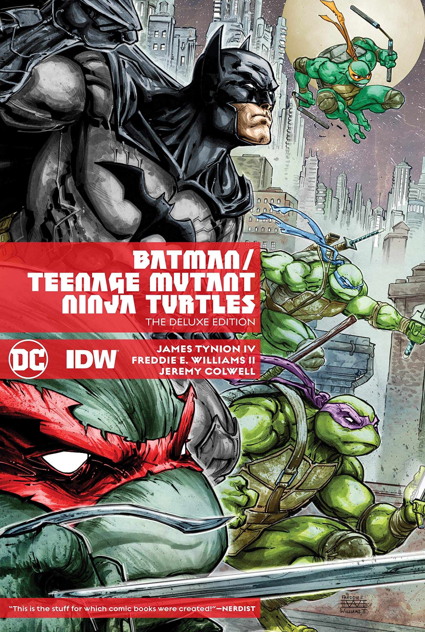DC COMICS Graphic Novel Batman Tmnt Deluxe Edition HC 9781401280710 APR180264