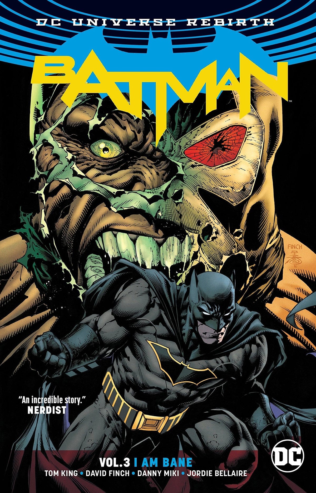 DC COMICS Graphic Novel Batman TP Vol 03 I Am Bane (Rebirth) 9781401271312 MAY170321