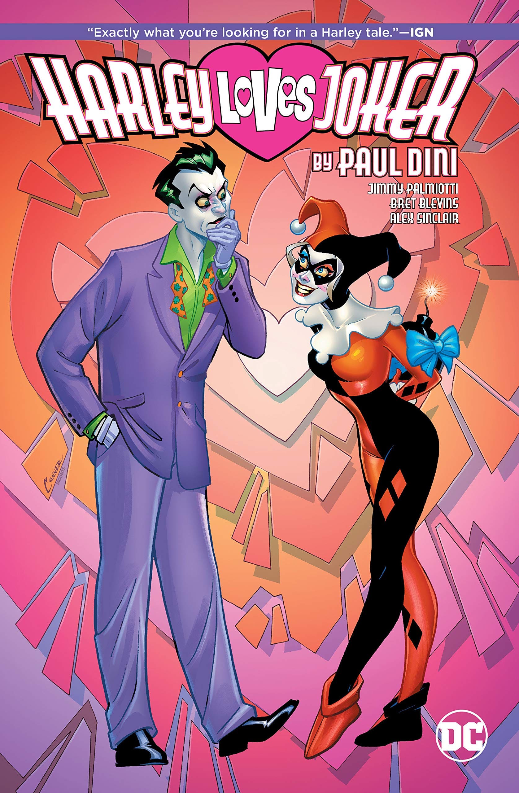 DC COMICS Graphic Novel Harley Loves Joker By Paul Dini HC 9781401283490 SEP180576